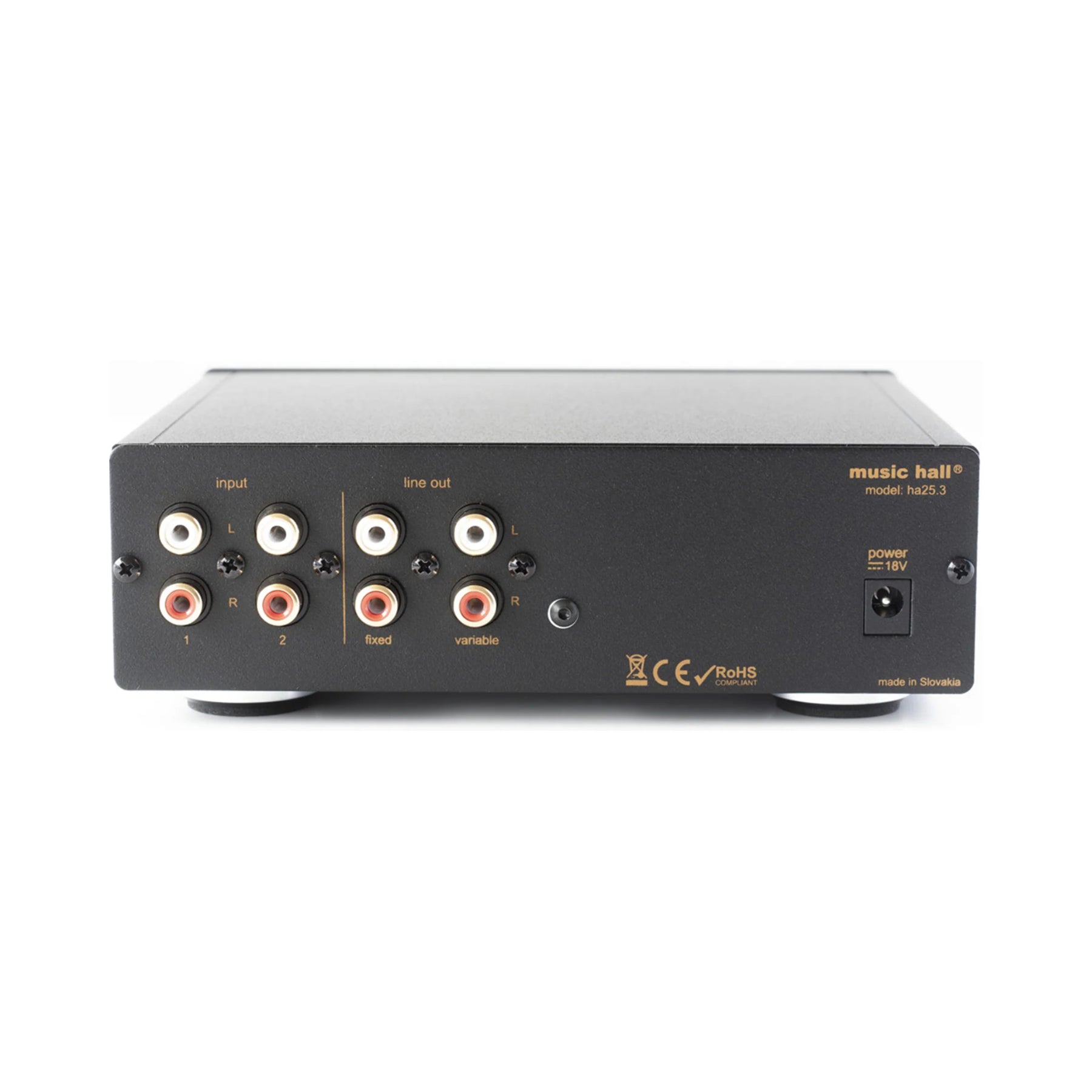 Music Hall HA25.3 Hybrid Tube Headphone Amplifier - High-Fidelity Audio for Home Studio, Audiophile Listening & Professional Recording