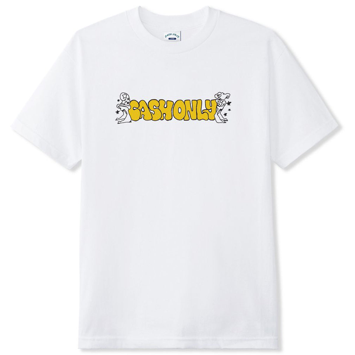 Cash Only Sketchbook Tee White - Stylish Graphic T-Shirt for Artists & Sketch Enthusiasts | Perfect for Casual Wear, Art Classes & Creative Outfits