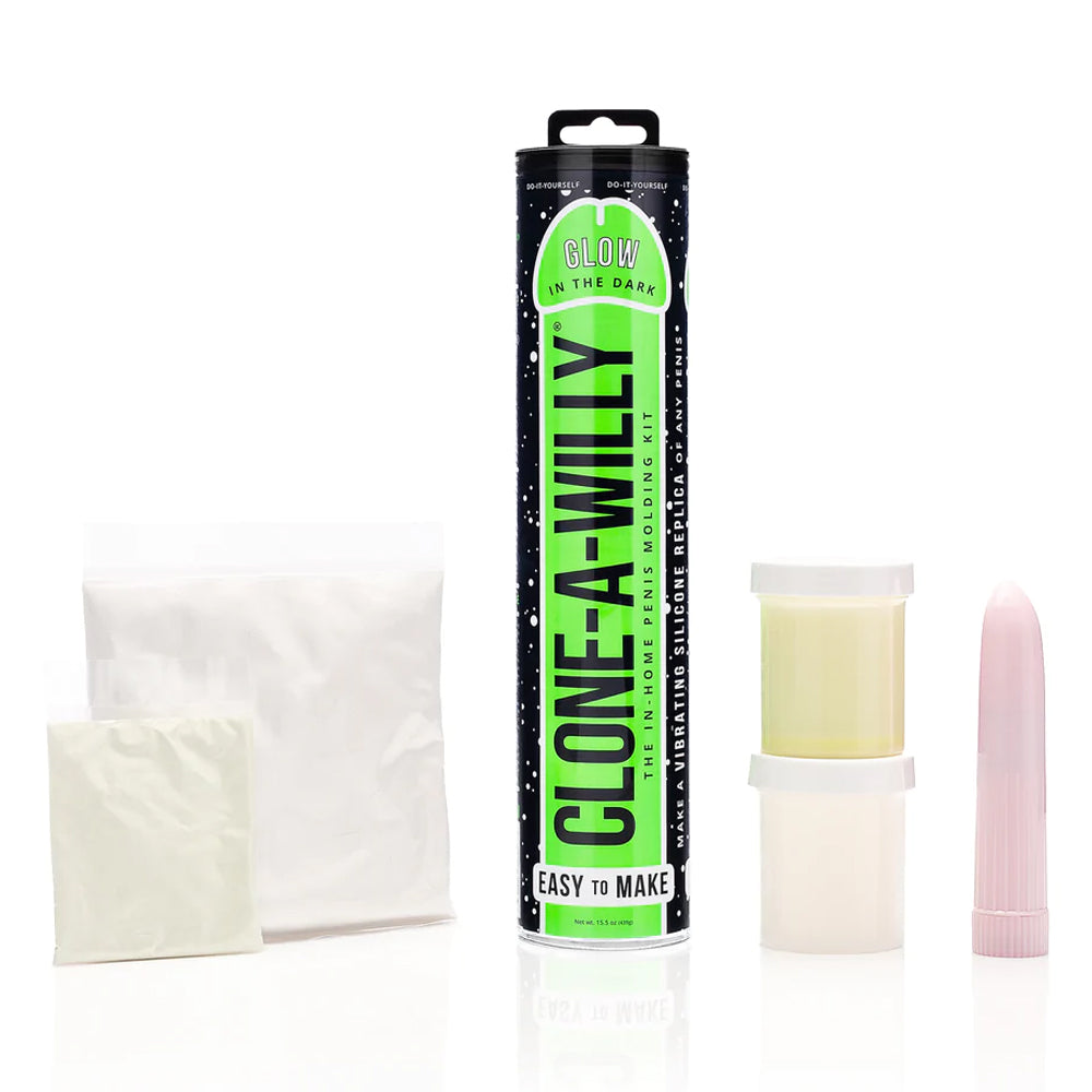 Clone A Willy DIY Penis Molding Kit - Glow in The Dark Adult Toy for Couples | Fun Gift for Bachelorette Parties & Romantic Nights