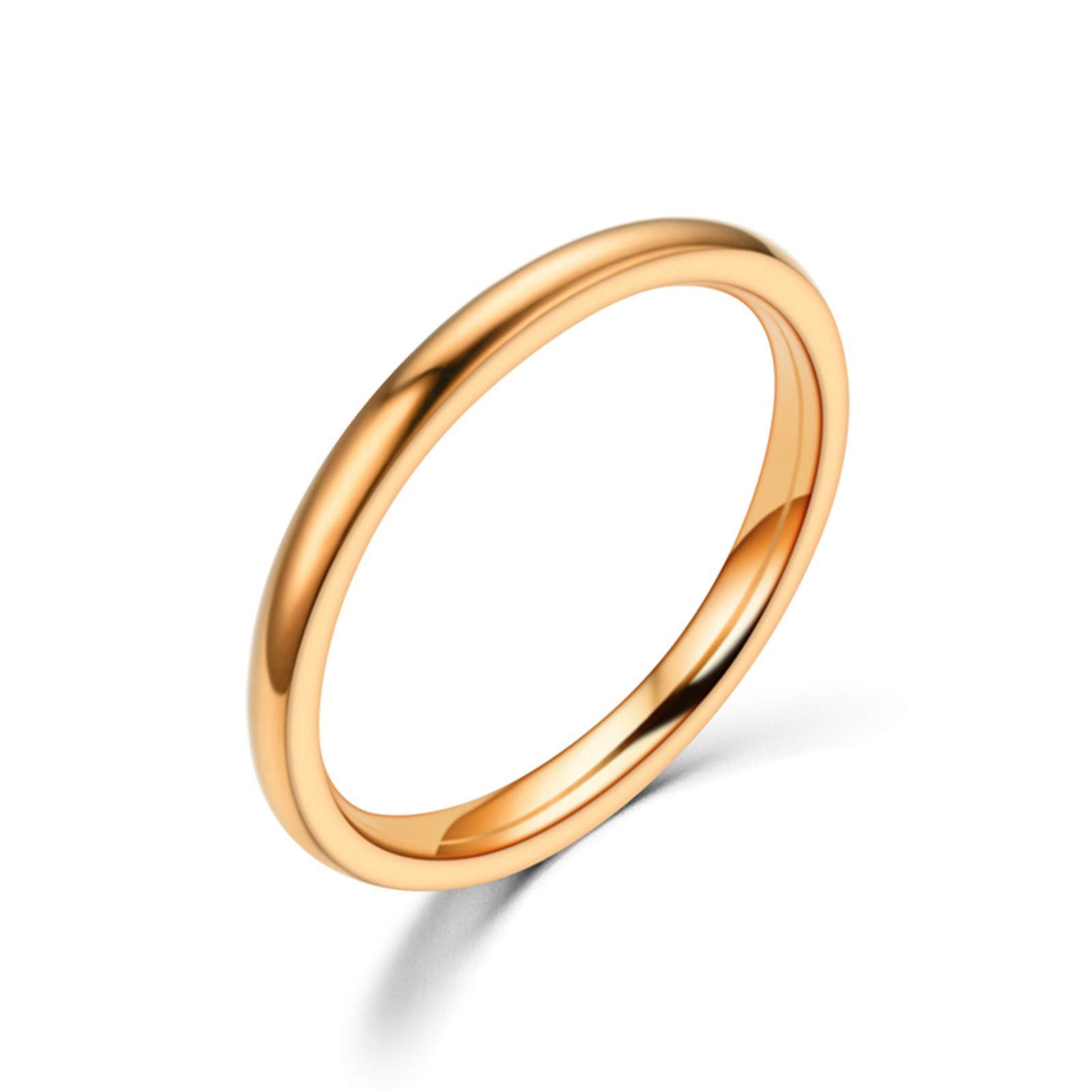Stainless Steel Rings for Women & Men - Titanium Silver, Black & Gold - Sizes 6-12 - Fashion Jewelry for Everyday Wear, Parties & Gifts