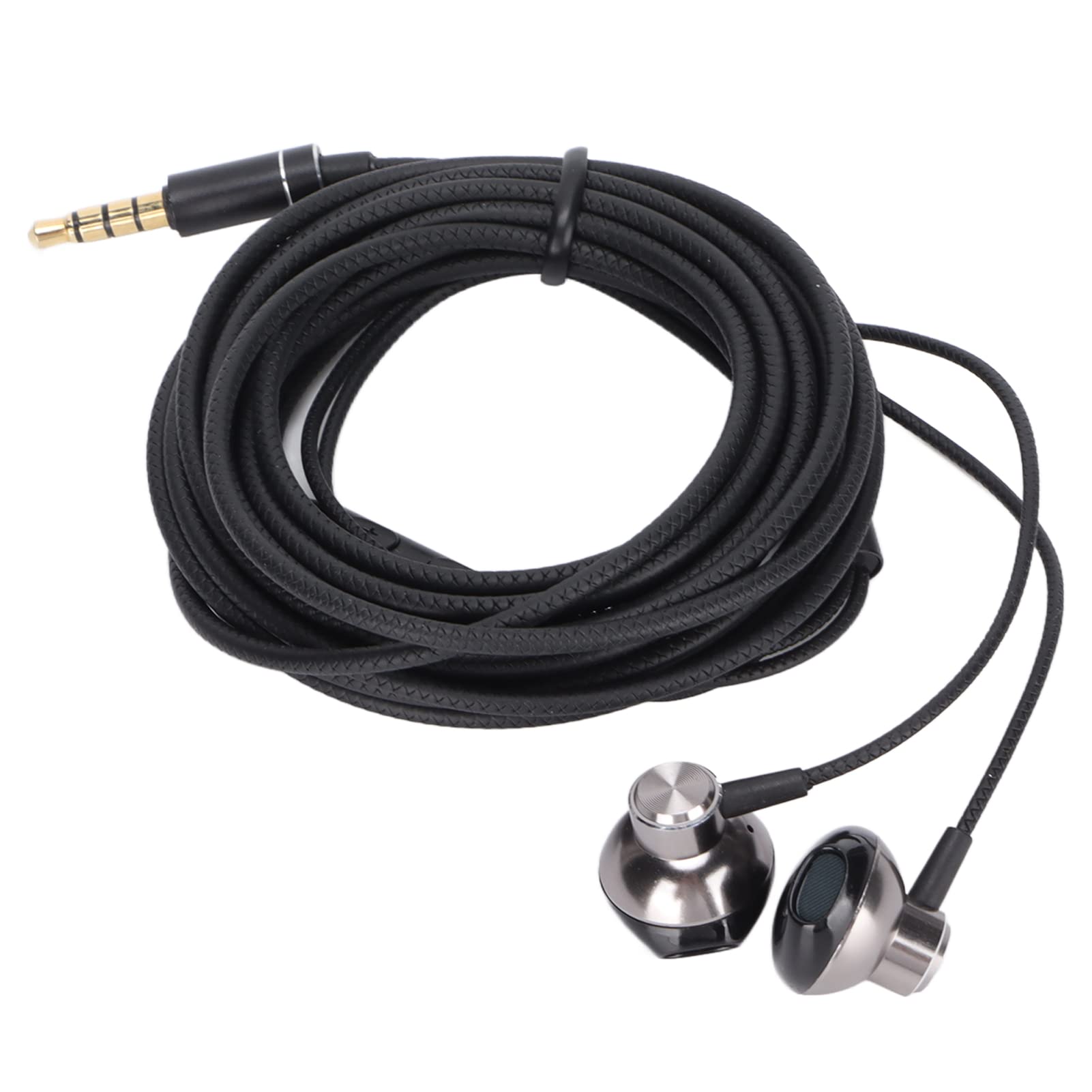 **High-Quality 3.5mm Connector Earphone - Lightweight Earbuds with Built-in Audio Decoder Chip for Lossless Music Listening (Black) - Perfect for Travel, Workouts & Daily Commute**
