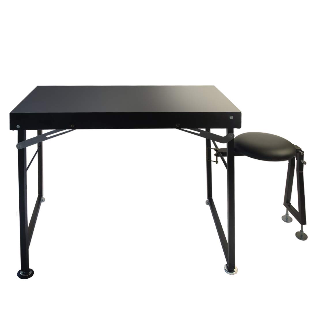 BenchMaster Adjustable Shooting & Hunting Table - Portable Outdoor Bench with Large 36