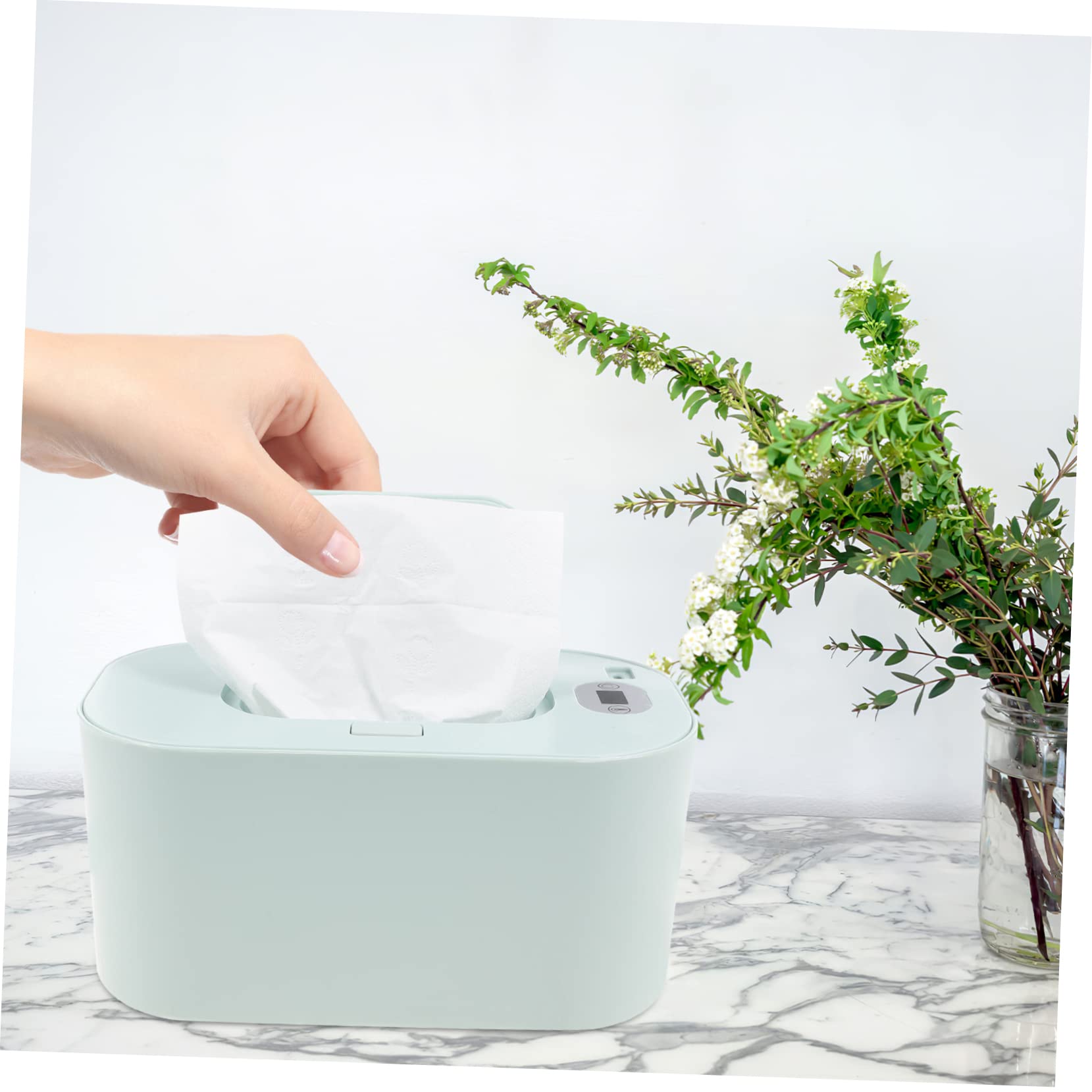 WATIIFUFU Portable USB Baby Wipe Warmer - Travel-Friendly Wet Wipes Heater with Large Capacity for Diaper Changing | Perfect for Home, Nursery & On-the-Go Use