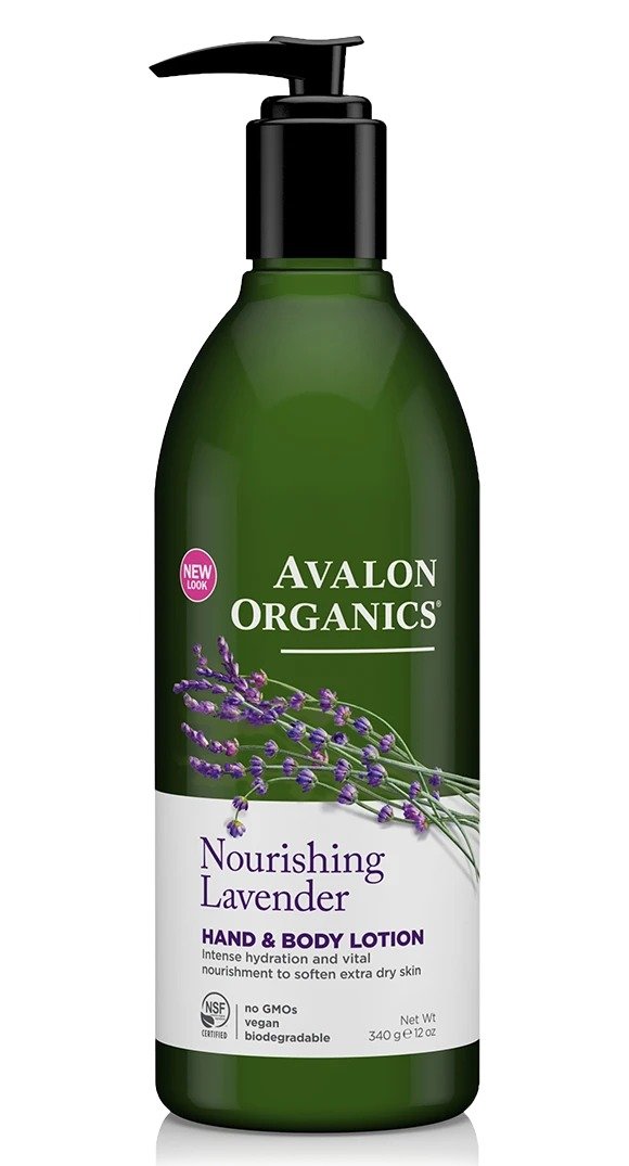 Avalon Organics Lavender Hand & Body Lotion - 16 oz | Moisturizing & Hydrating for Dry Skin | Vegan, Cruelty-Free | Perfect for Daily Use & Spa Nights