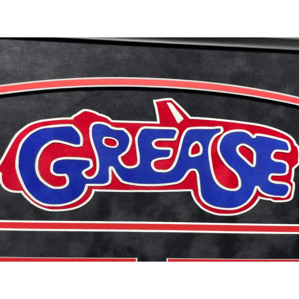 Olivia Newton-John & John Travolta Grease Signed 8x10 Photo Collage - Framed Memorabilia with PSA COA - Perfect for Movie Fans, Collectors & Home Theater Decor