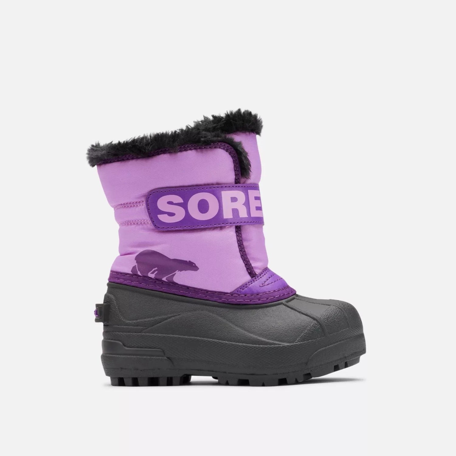 Sorel Gumdrop Purple Violet Snow Commander Toddler Boots - Waterproof Winter Snow Boots for Kids, Girls & Boys - Perfect for Snow Play, Outdoor Adventures & Cold Weather