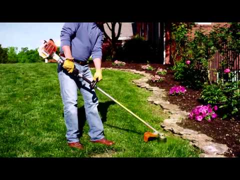 STIHL FS 94 R Professional Straight Shaft Brushcutter with 24.1cc EcoSpeed Engine - Powerful Weed Trimmer for Lawn Care, Landscaping & Yard Maintenance