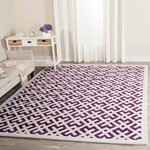 Purple / Ivory