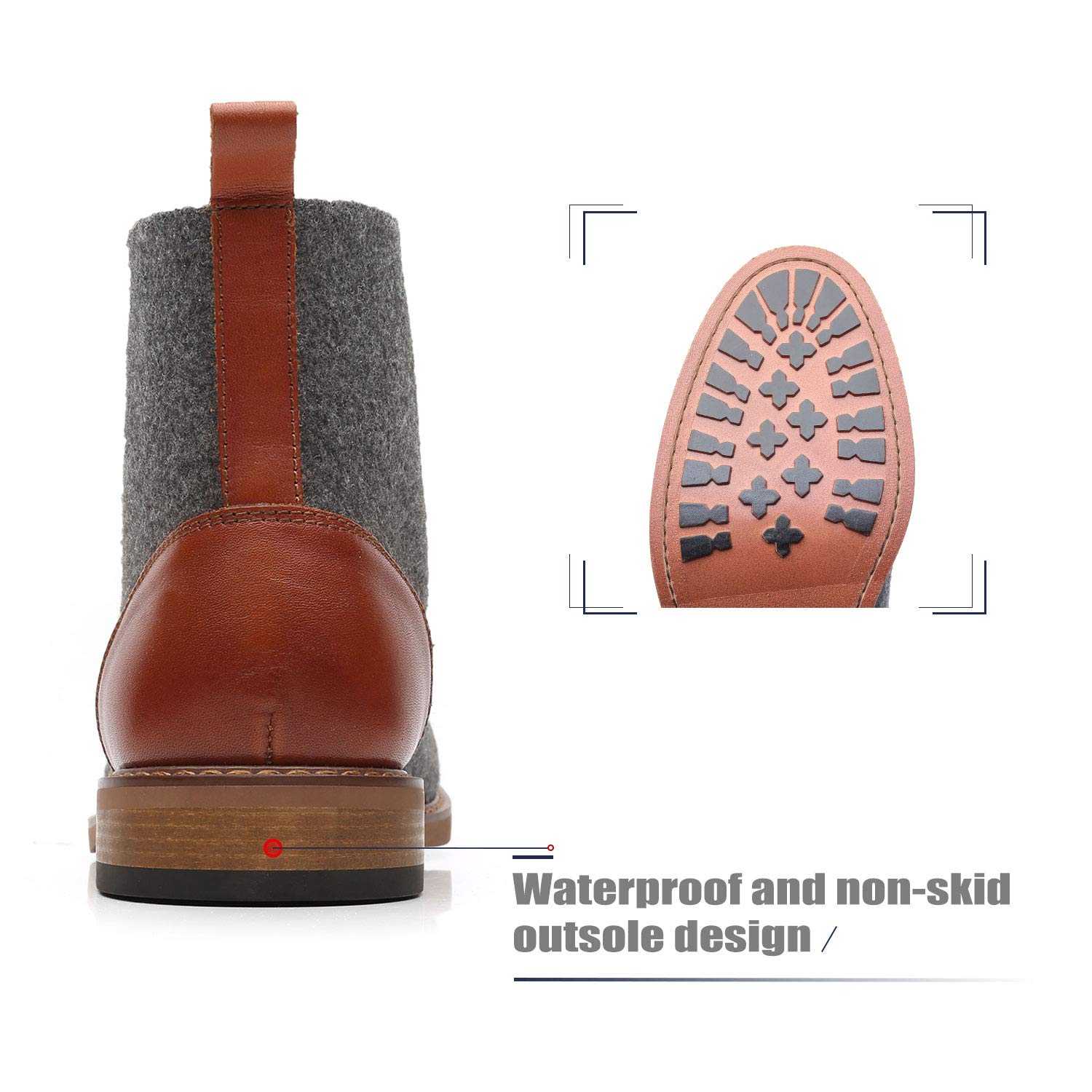 Men's Leather Slip-On Loafers - Comfortable Business Casual Dress Shoes for Work & Office | Classic Penny Loafers for Professional & Formal Occasions