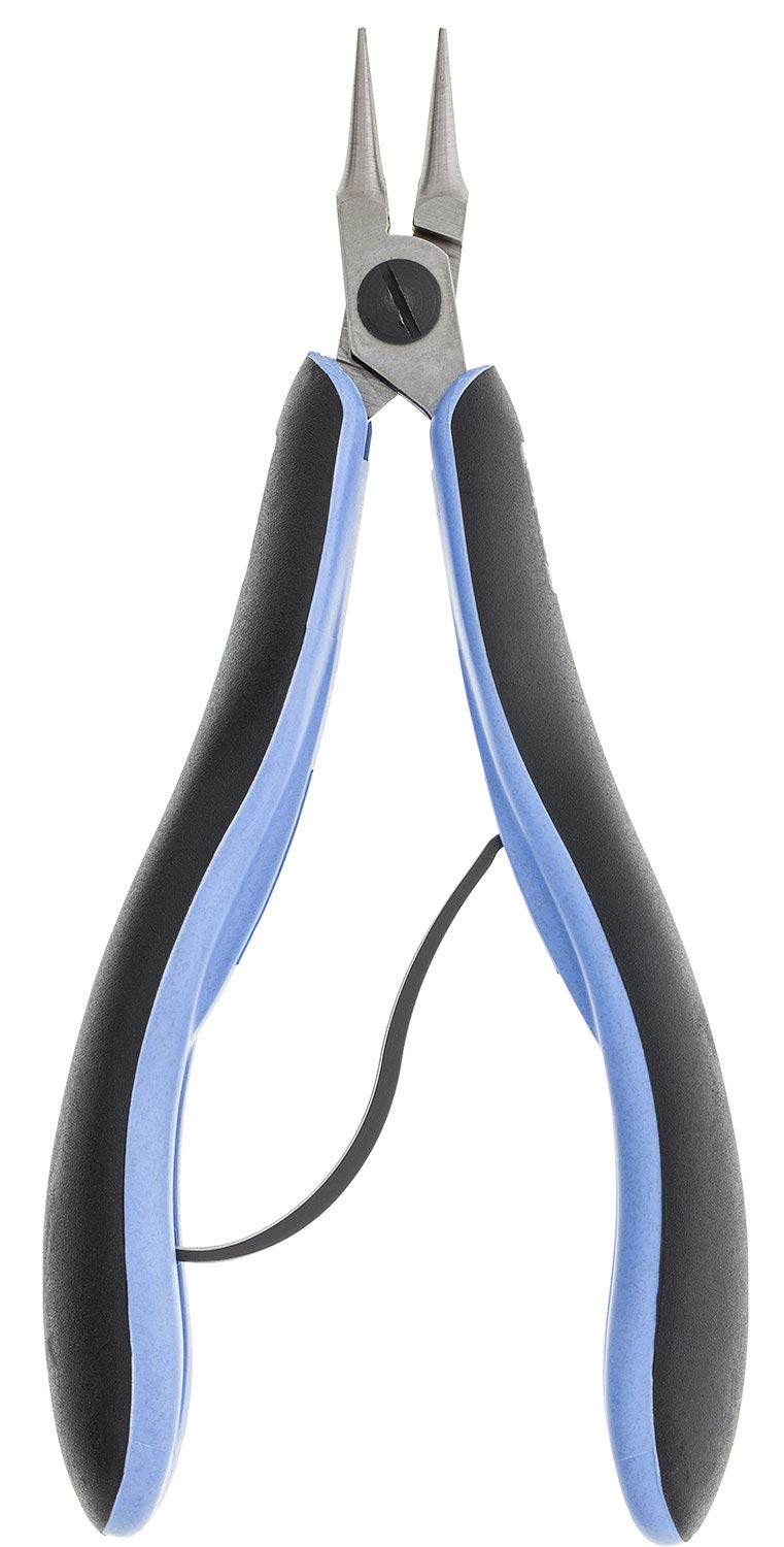 Lindstrom Ergo Steel Smooth Round Straight Round Gripping Pliers - 5.77 Inch Length - Foam Cushion Grip - RX7590 - Perfect for Electronics Repair, Jewelry Making, and Precision Crafting [PRICE is per TOOL]