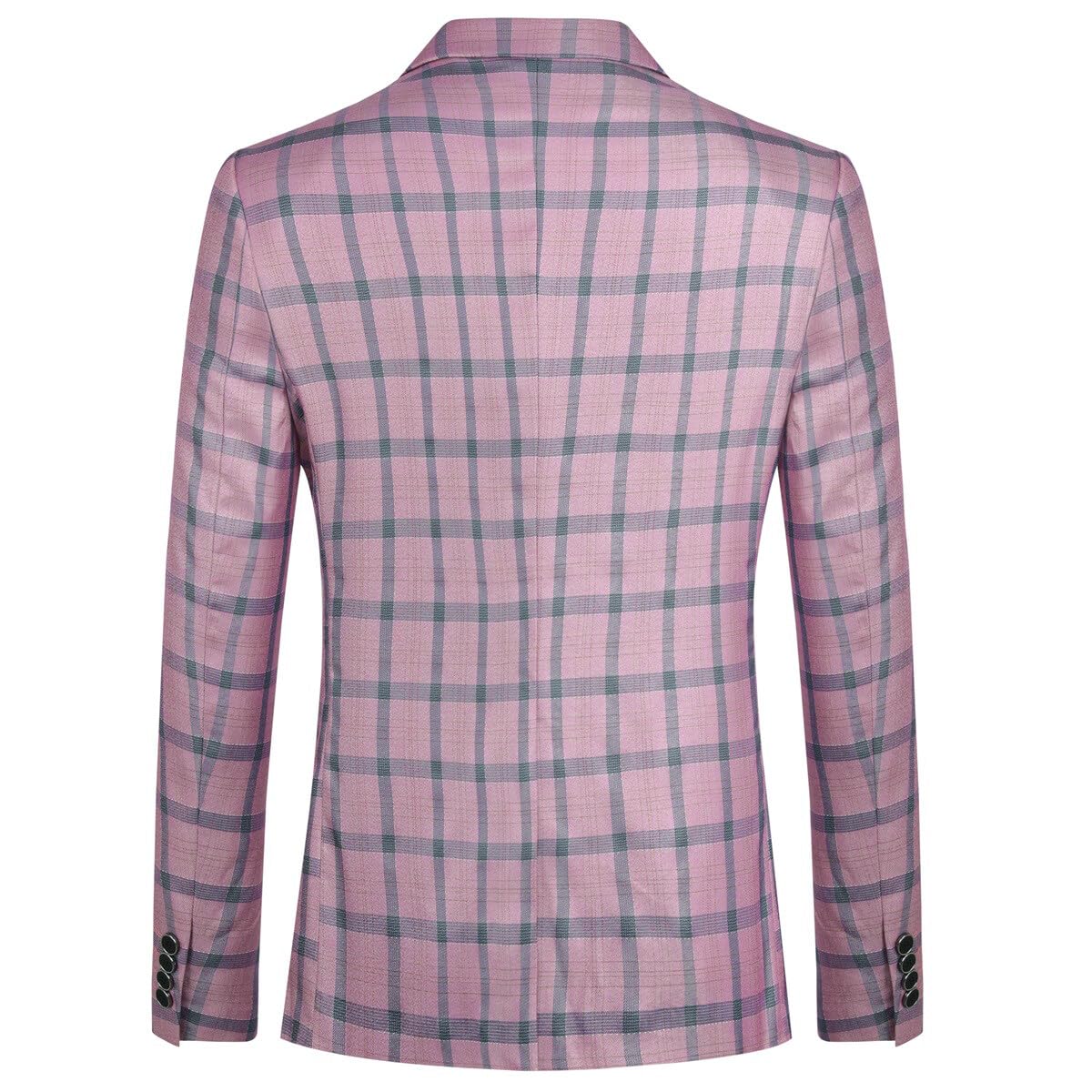 Men's Lightweight Casual Blazer Jacket - Single Button Sport Coat Plaid Suit for Business & Office Wear | Perfect for Weddings, Parties & Formal Events