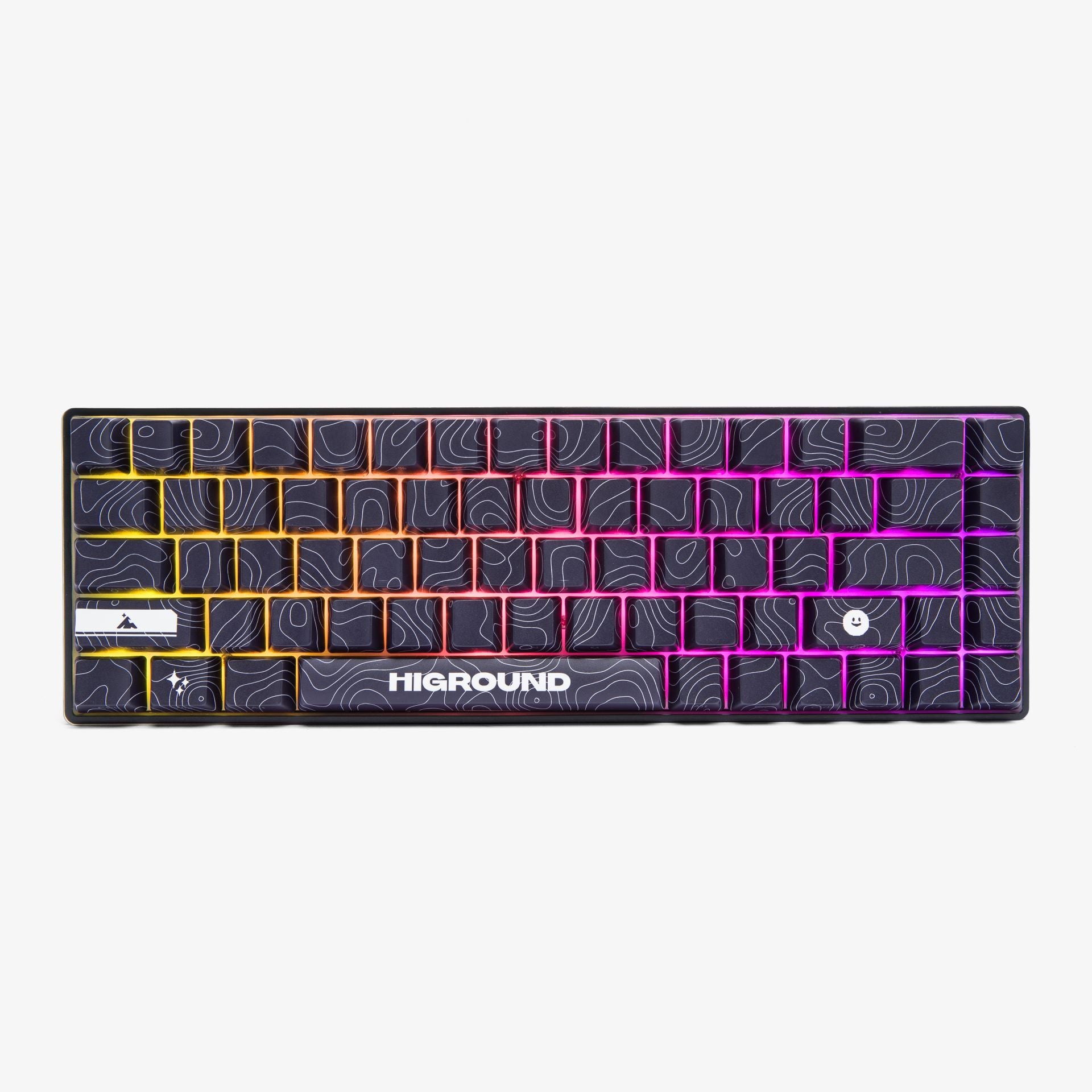 Higround Basecamp 65HE Mechanical Gaming Keyboard - Black Ice Edition | 65% Compact Layout, Hot-Swappable Switches | Perfect for Esports, Streaming & Office Work