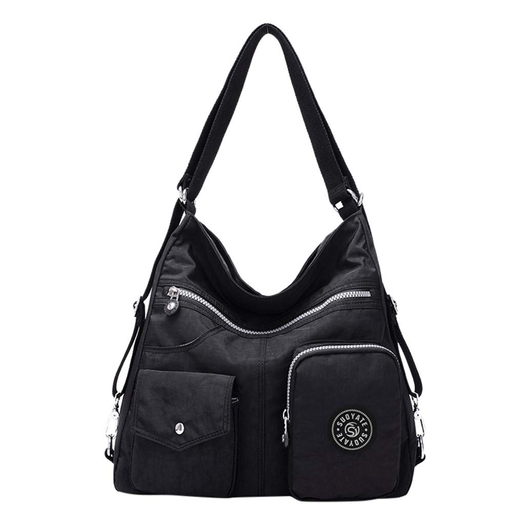 Large Capacity Women's Backpack Purse - Convertible Shoulder Messenger Bag & Grocery Tote for Work, Travel & Shopping