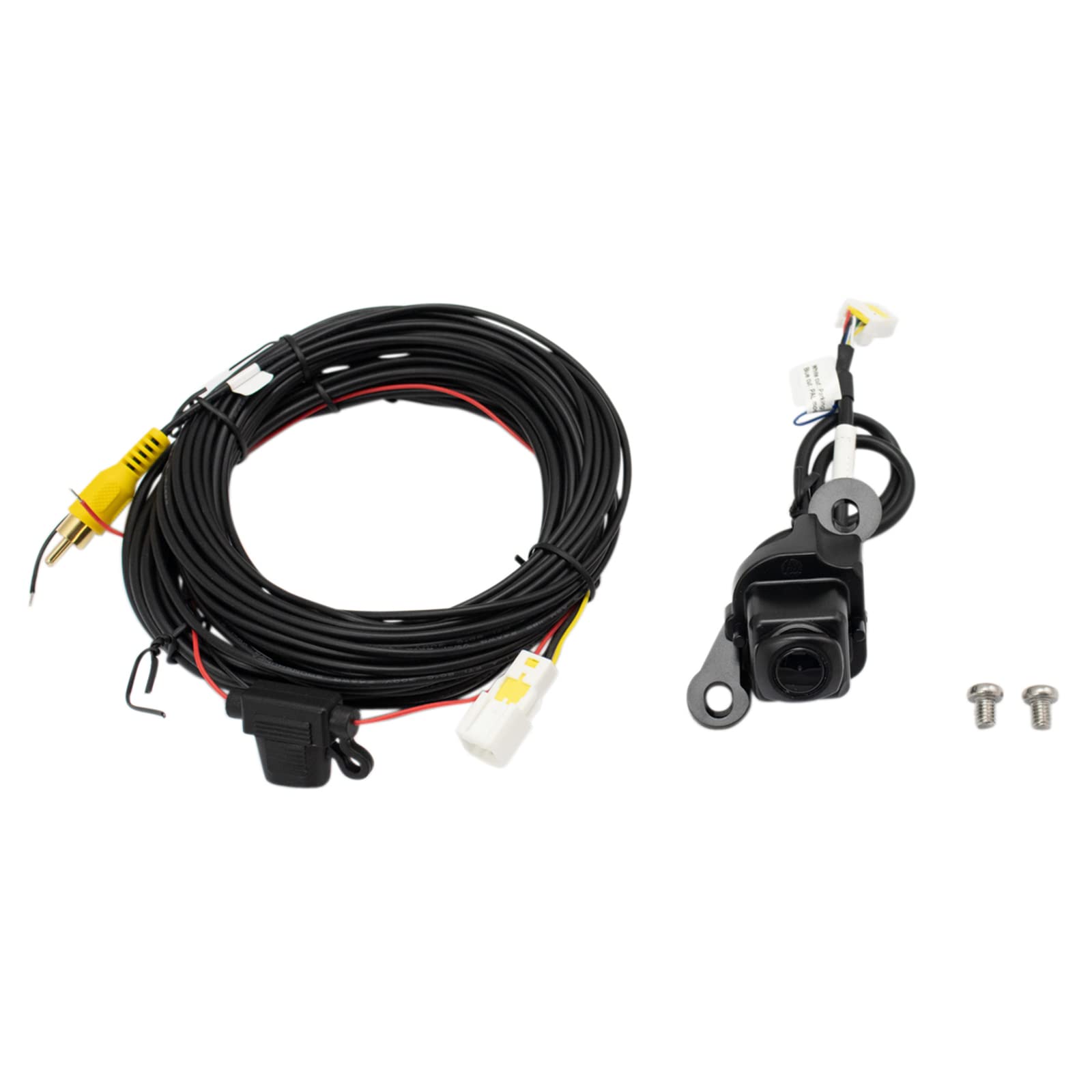 TRQ Rear View Camera Kit Black for 2007-2013 Toyota Tundra - HD Backup Camera System with Night Vision, Easy Installation for Safer Parking & Reversing