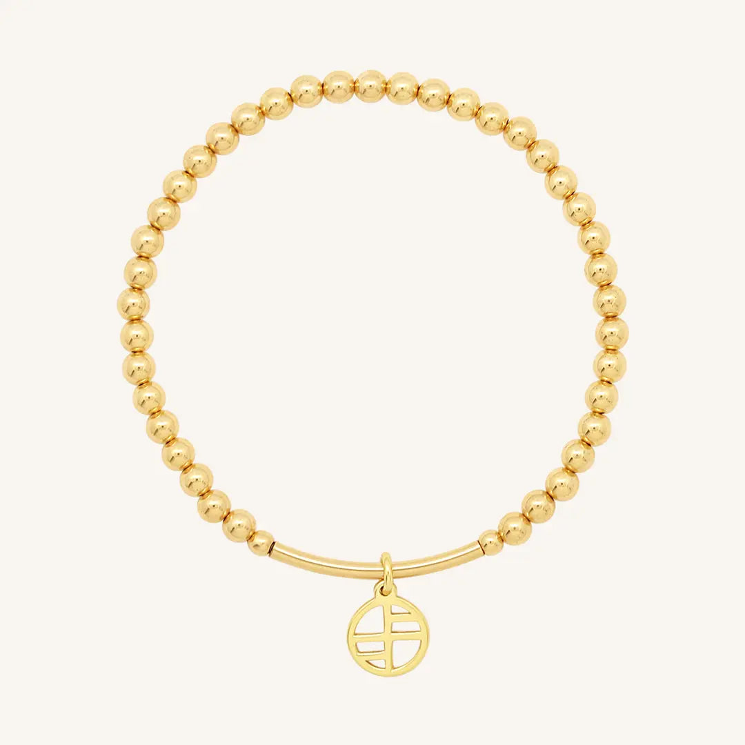 Franc Create 4mm Charm Bracelet for Women - Elegant Adjustable Beaded Bracelet for Everyday Wear, Gifts & Special Occasions