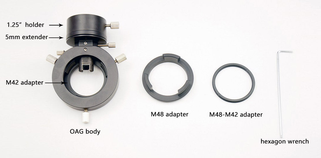 Premium OAG (Off Axis Guider) for Astrophotography - High Precision Telescope Accessory for Deep Space Imaging | Perfect for Stargazing and Celestial Photography