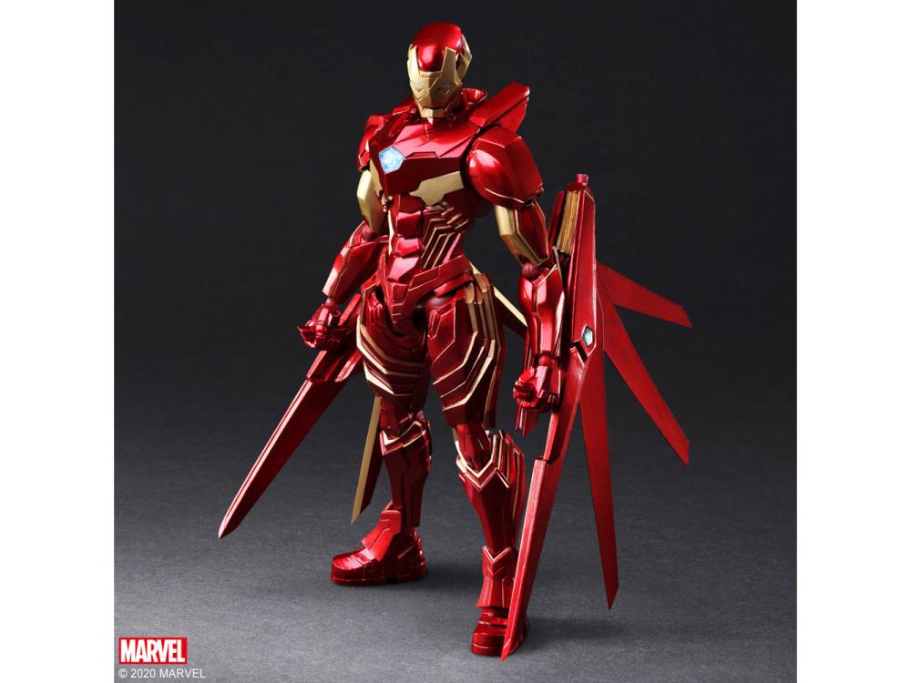 Bring Arts Marvel Universe Variant Iron Man Action Figure by Square Enix - Collectible Superhero Toy for Display & Play | Perfect for Marvel Fans & Collectors