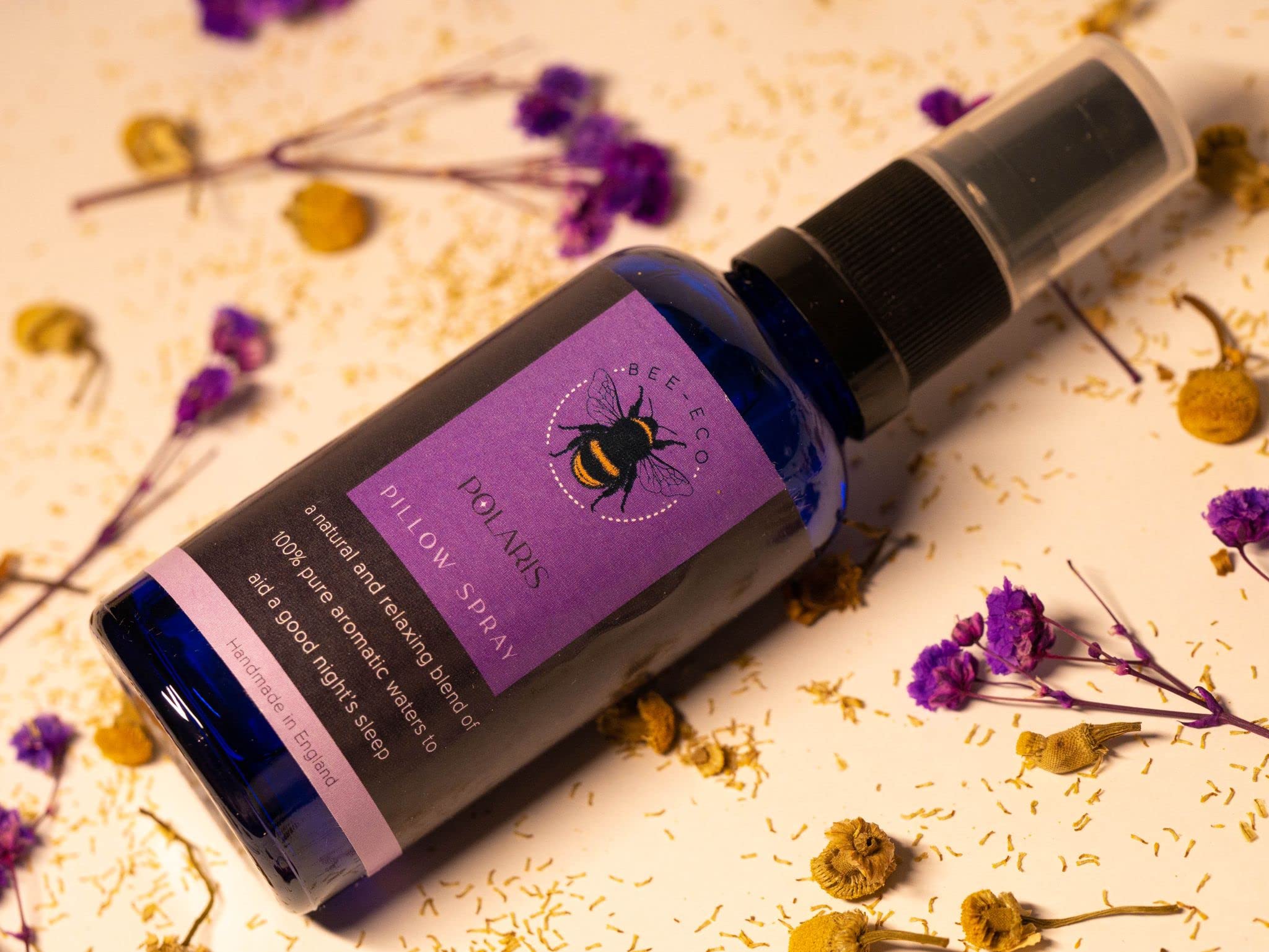 Lavender Chamomile Rose Pillow Spray for Relaxation & Sleep - Aromatherapy Essential Oil Mist for Stress Relief, Calming Bedtime Routine & Better Sleep - Perfect for Nighttime Use, Travel & Home Relaxation