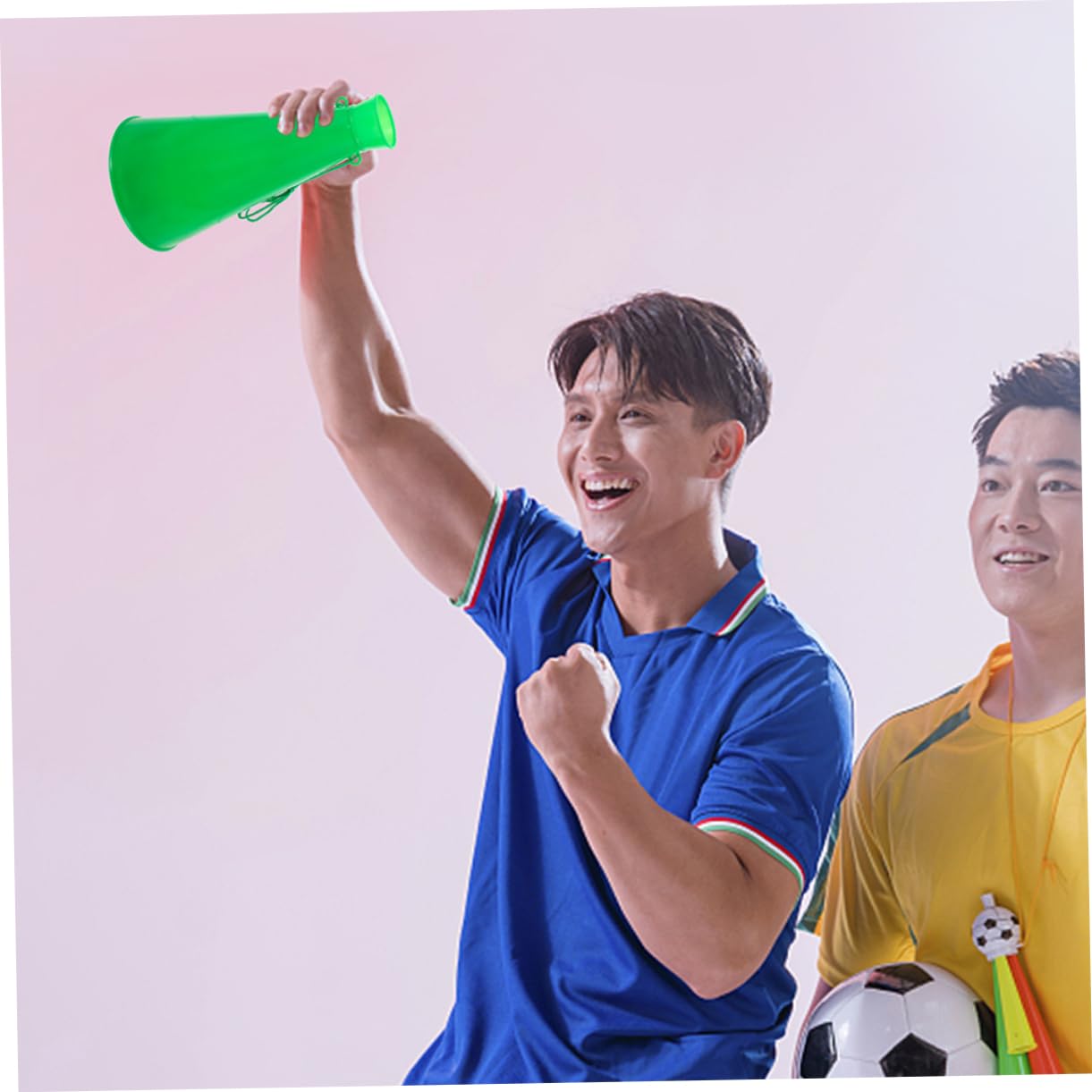 HANABASS Cheering Horn - Loud Party Noise Maker, Sports Cheer Megaphone for Cheerleading, Football Games & Celebrations - Perfect for Birthday Parties, Sporting Events & Team Spirit Boosting