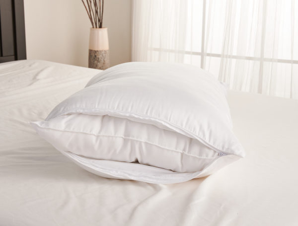 Dual Layer Comfort Pillow for Neck and Back Support - Medium Firmness for Side & Back Sleepers - Perfect for Home, Office & Travel Use