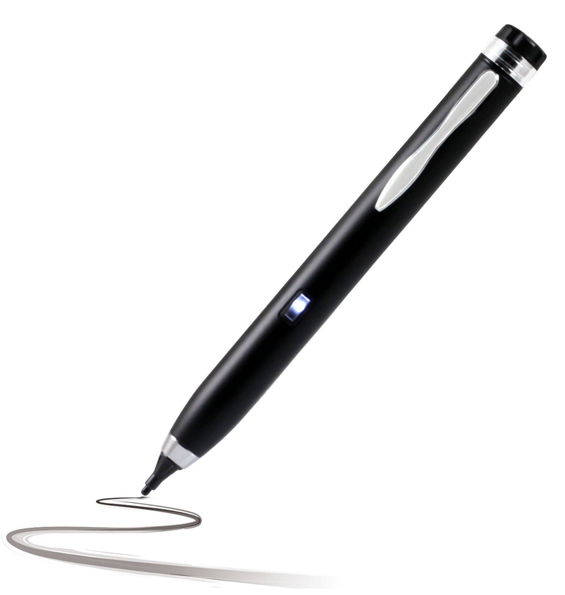 Navitech Black Stylus Pen for Acer Tablets - Fine Point for Precise Writing & Drawing