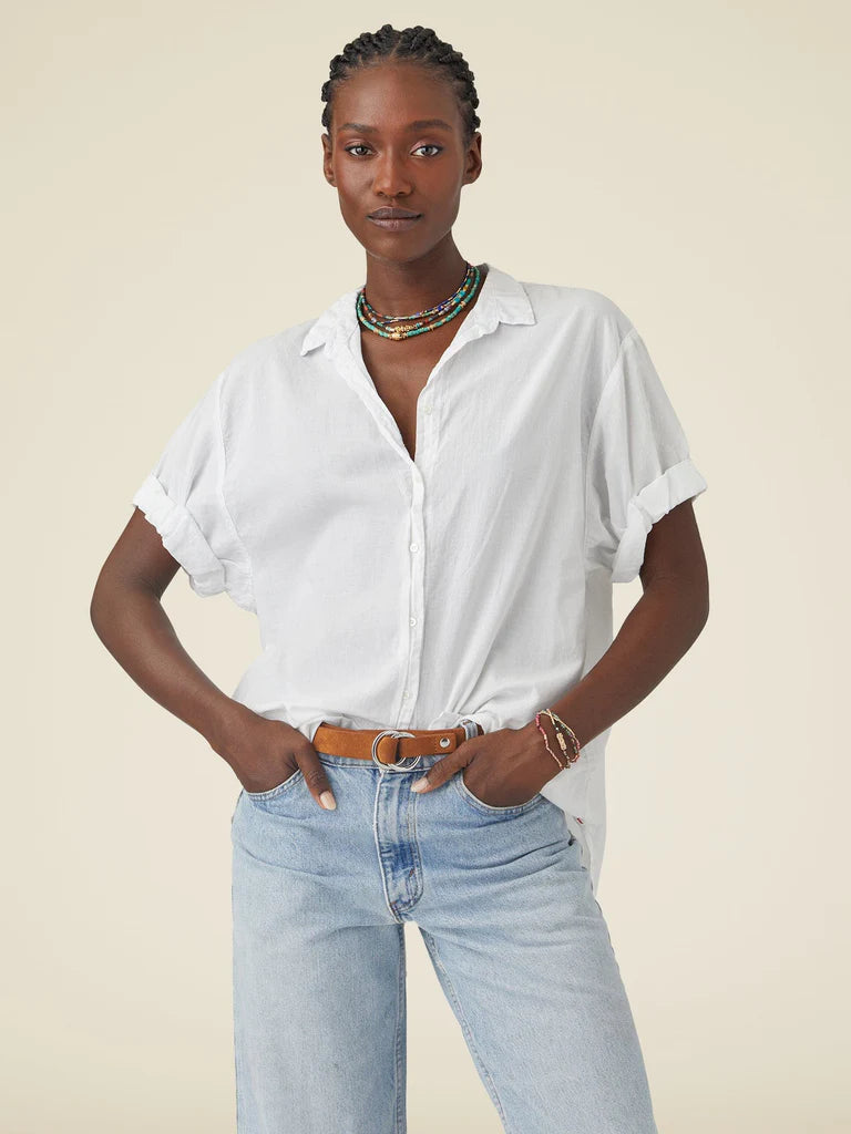 Premium Channing Cotton Shirt for Men - Soft Breathable White Button Down Shirt - Perfect for Office, Casual Wear & Date Nights