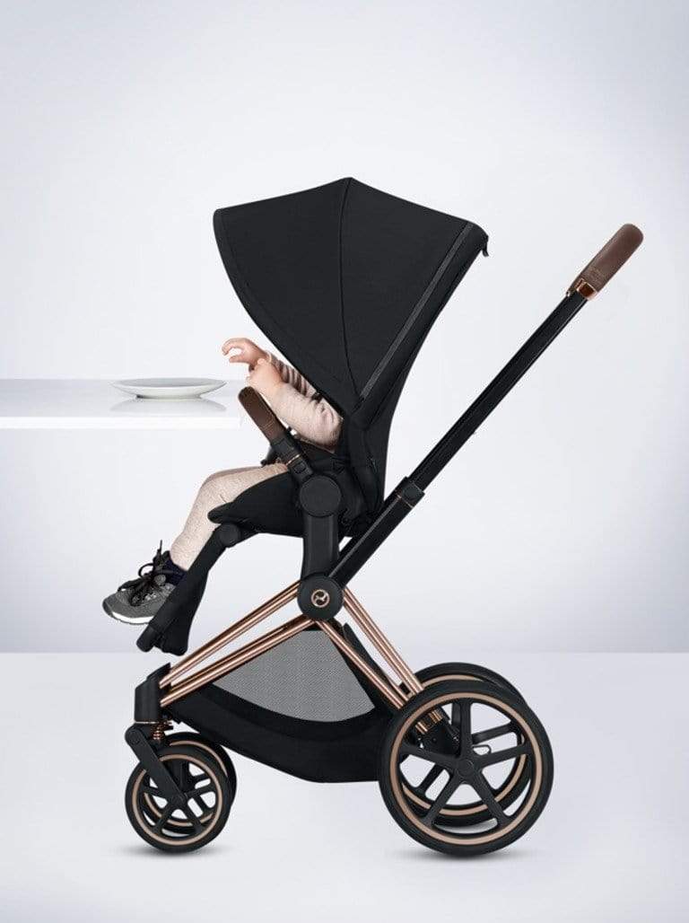 Cybex Priam3 2021/2022 Stroller with Matte Black Base - Premium Baby Stroller for Urban Walking, Shopping & Travel