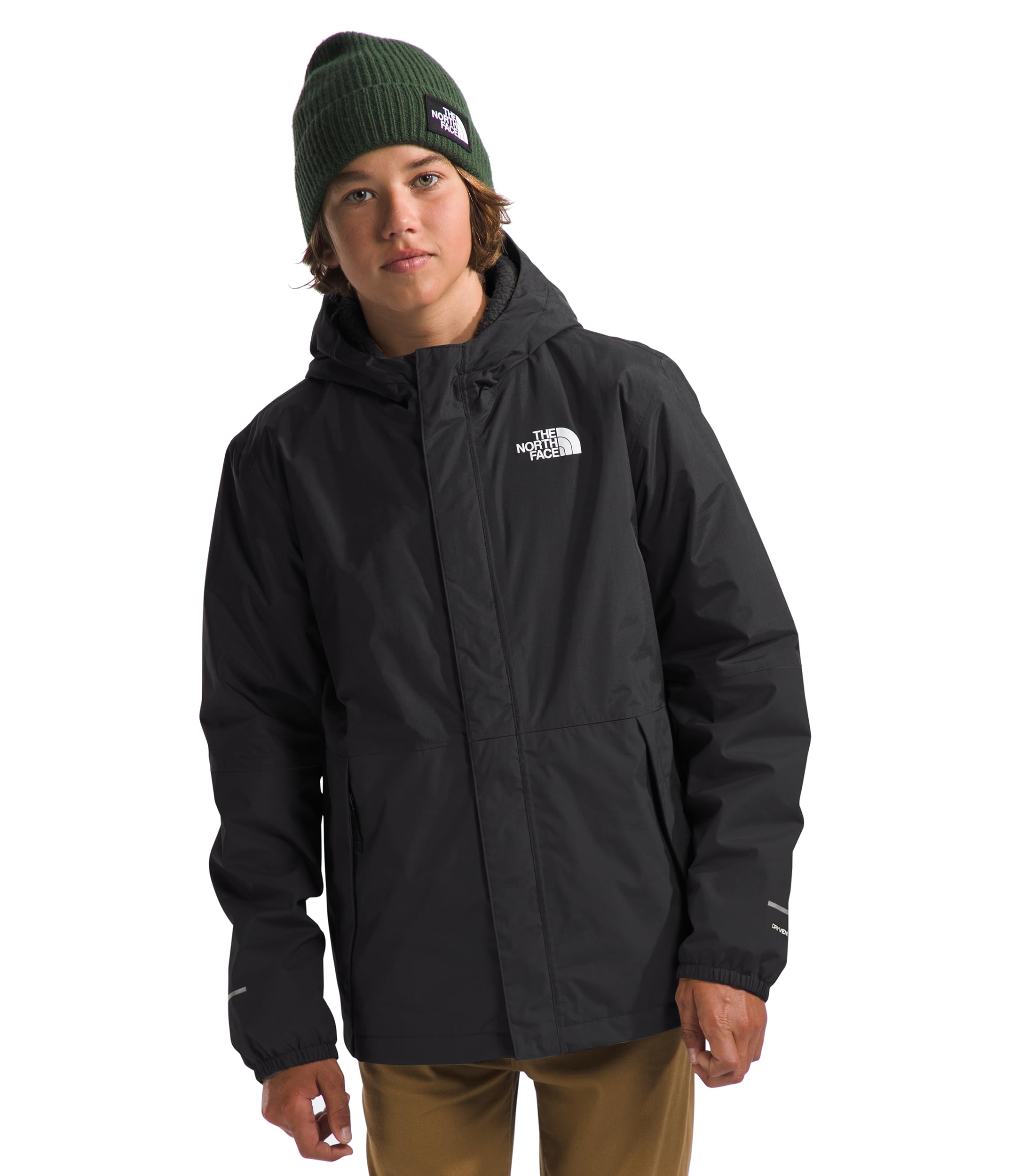 The North Face Boys' Waterproof Antora Rain Jacket - Lightweight Windproof Outdoor Jacket for Kids (Toddler & Youth Sizes) - Perfect for Hiking, Camping & School