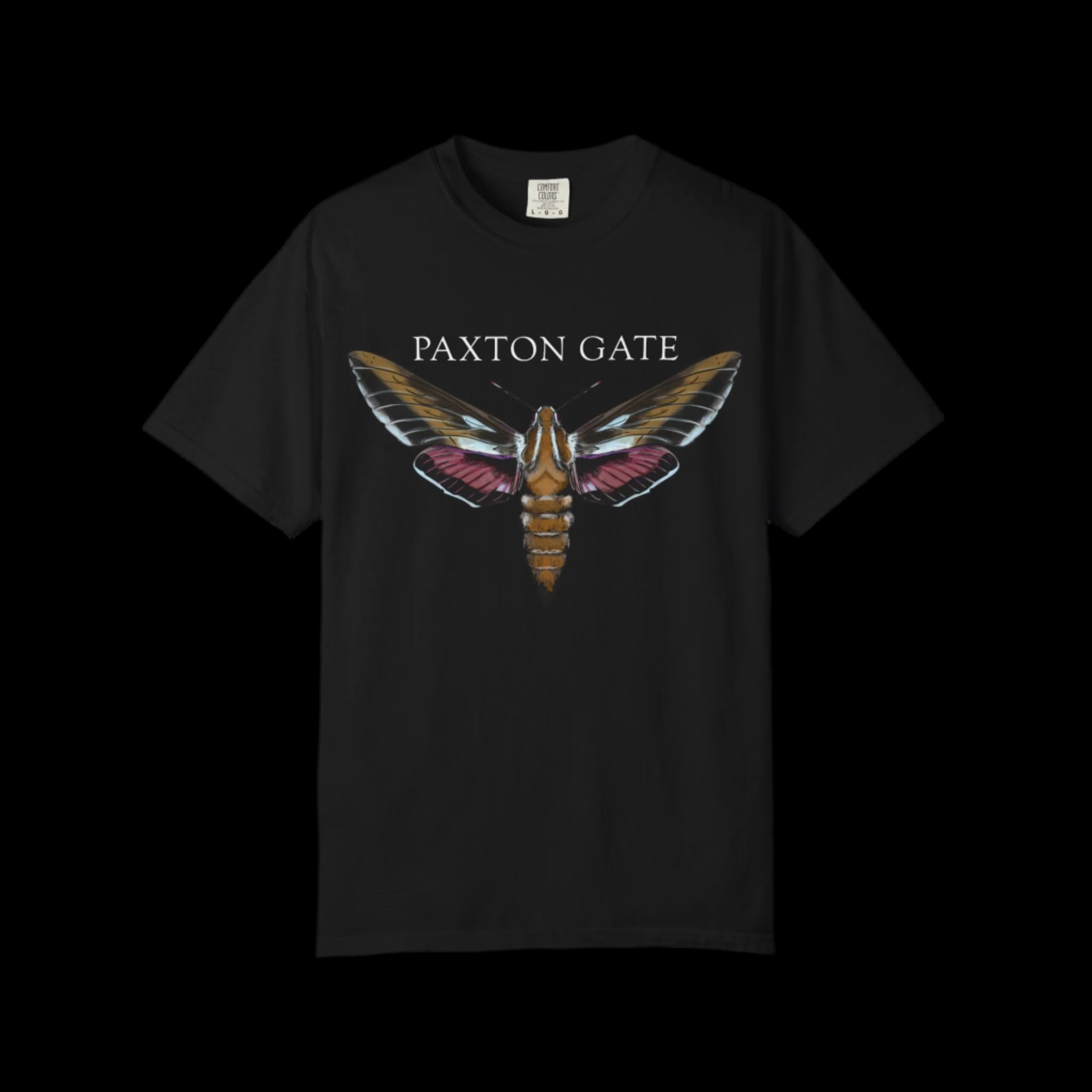 Unisex Paxton Gate Sphingidae Moth Graphic T-Shirt by Kris Struble - Perfect for Nature Lovers & Entomology Enthusiasts