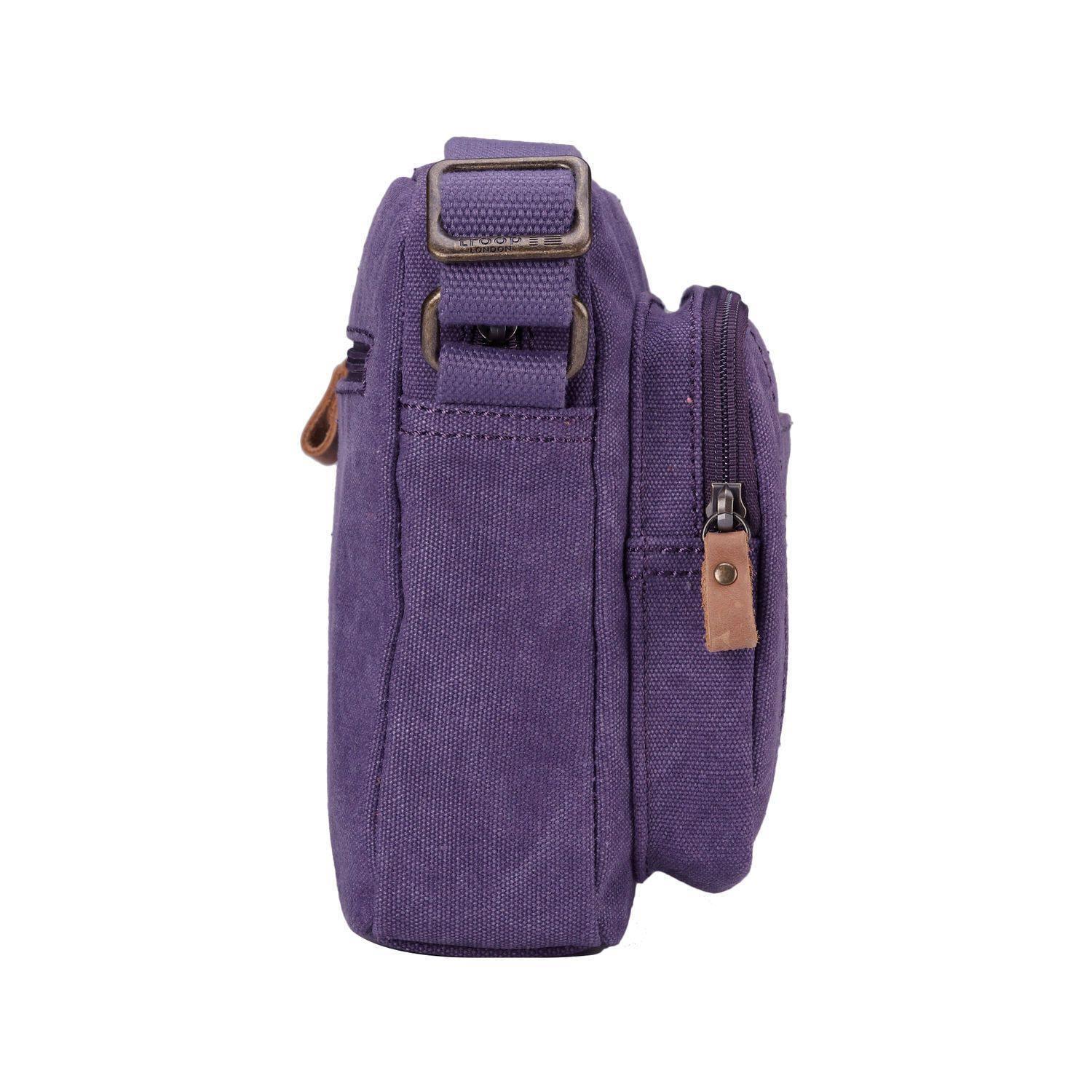 TRP0235 Troop London Classic Canvas Crossbody Bag - Stylish & Durable for Travel, Work & Everyday Use