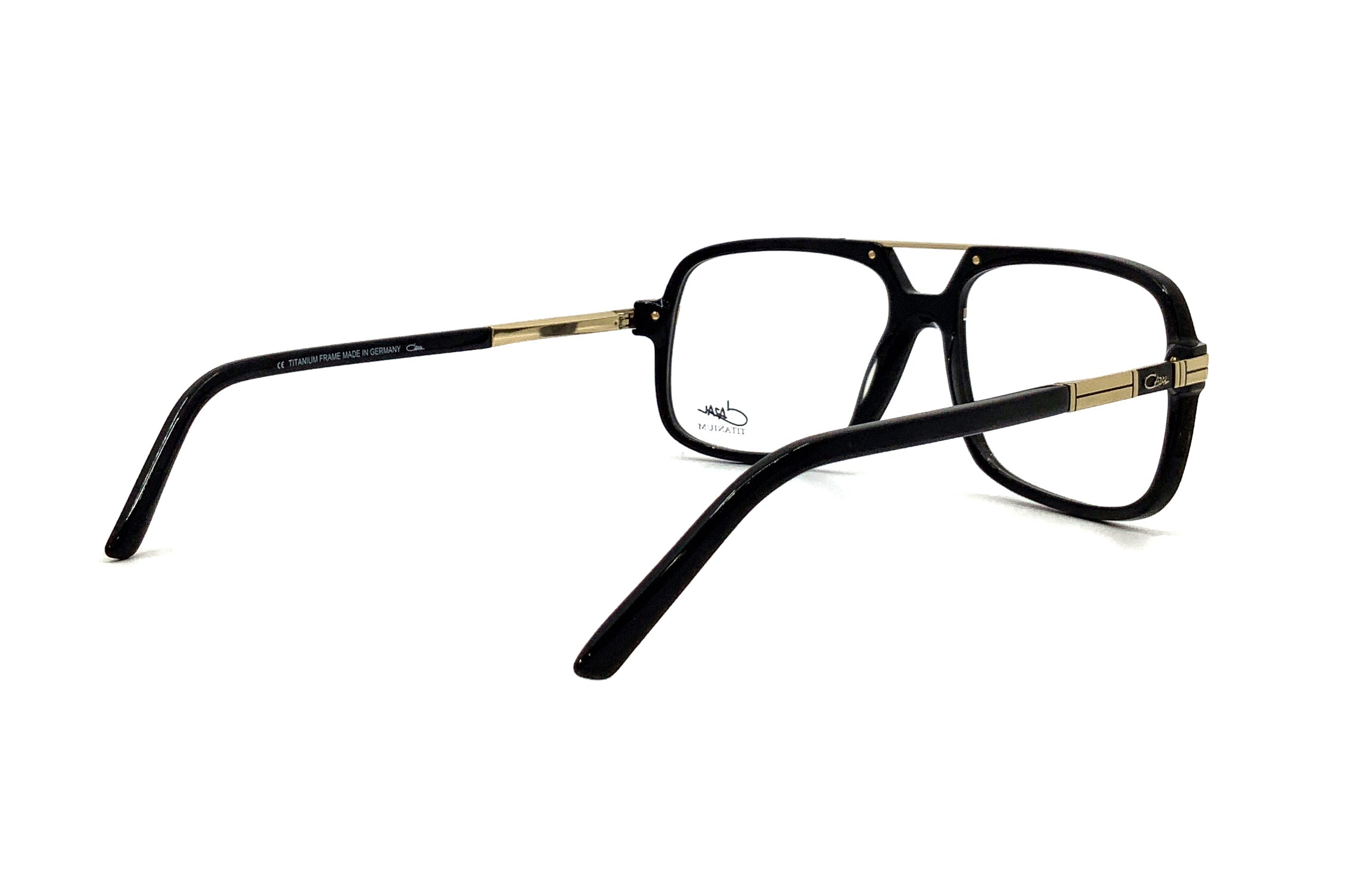Cazal 6026 Sunglasses for Men & Women - Black/Gold Frame with UV Protection - Perfect for Outdoor Sports, Driving & Fashion Accessories