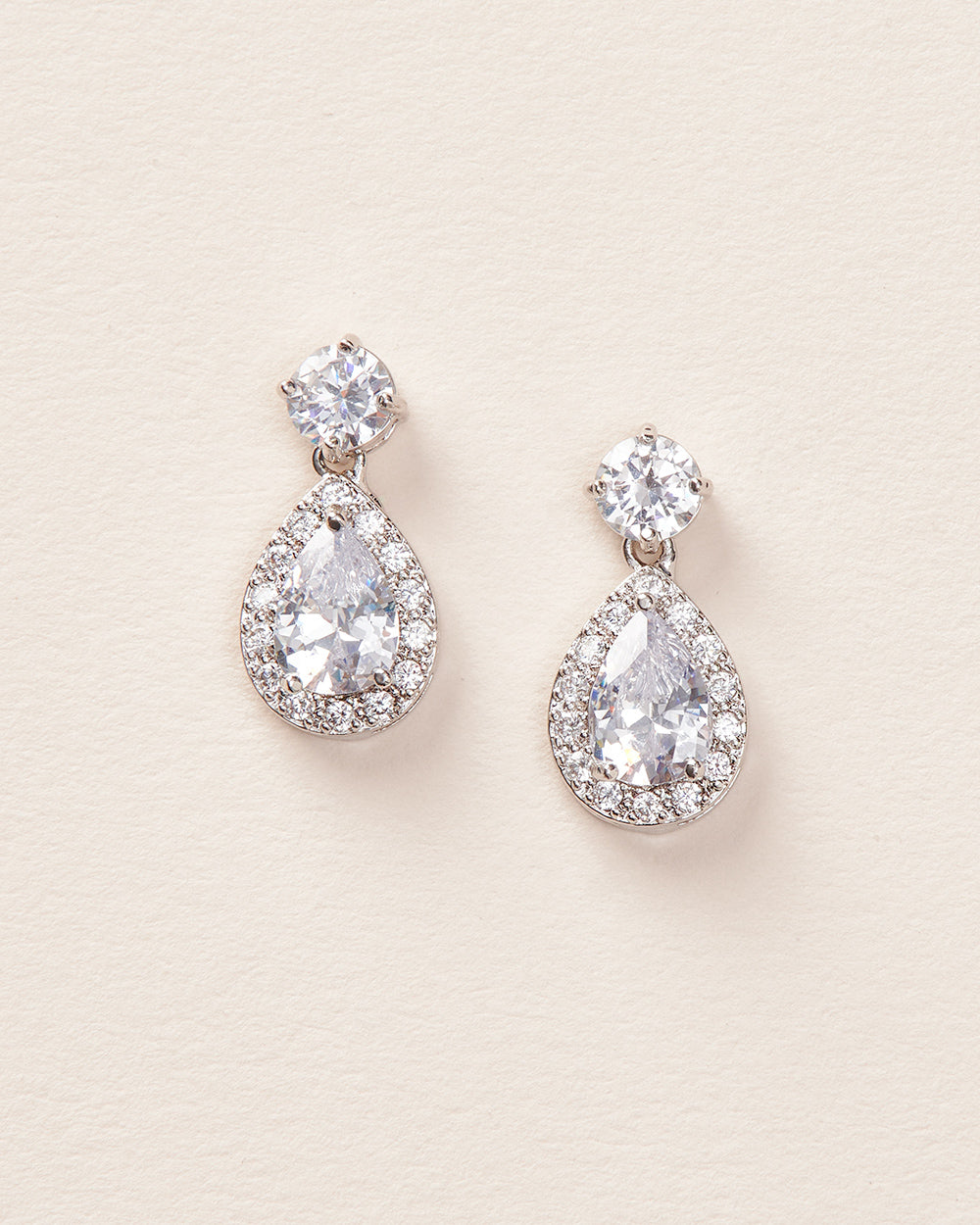 Kinsley CZ Stud Earrings for Women - Sparkling Cubic Zirconia Jewelry - Perfect for Parties, Weddings & Everyday Wear