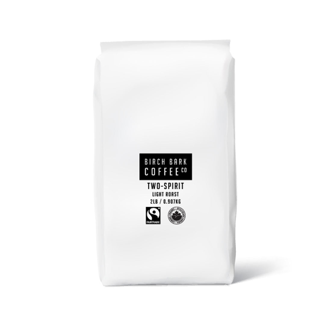 Premium Organic Birch Bark Two Spirit French Roast Whole Bean Coffee - 2 lb Bag | Fair Trade Certified | Bold & Aromatic Dark Roast | Perfect for Morning Brew, Camping Trips & Gifts