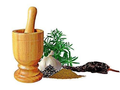 Rosemary Condiments Garlic Mortar Spices Cumin - 20x30 Inch Laminated Kitchen Poster with Vibrant Colors | Perfect for Home Decor, Restaurant Wall Art & Cooking Inspiration