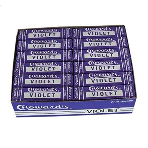 C. Howard Violet Mints - 24 Count (3 Pack) | Classic Violet Flavor Hard Candies | Perfect for Office Snacks, Party Favors & Gift Baskets