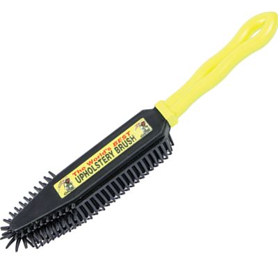 Upholstery Brush Grime Reaper - Heavy Duty Furniture Cleaning Brush for Couches, Chairs & Car Interiors | Perfect for Deep Cleaning Pet Hair, Dust & Stains