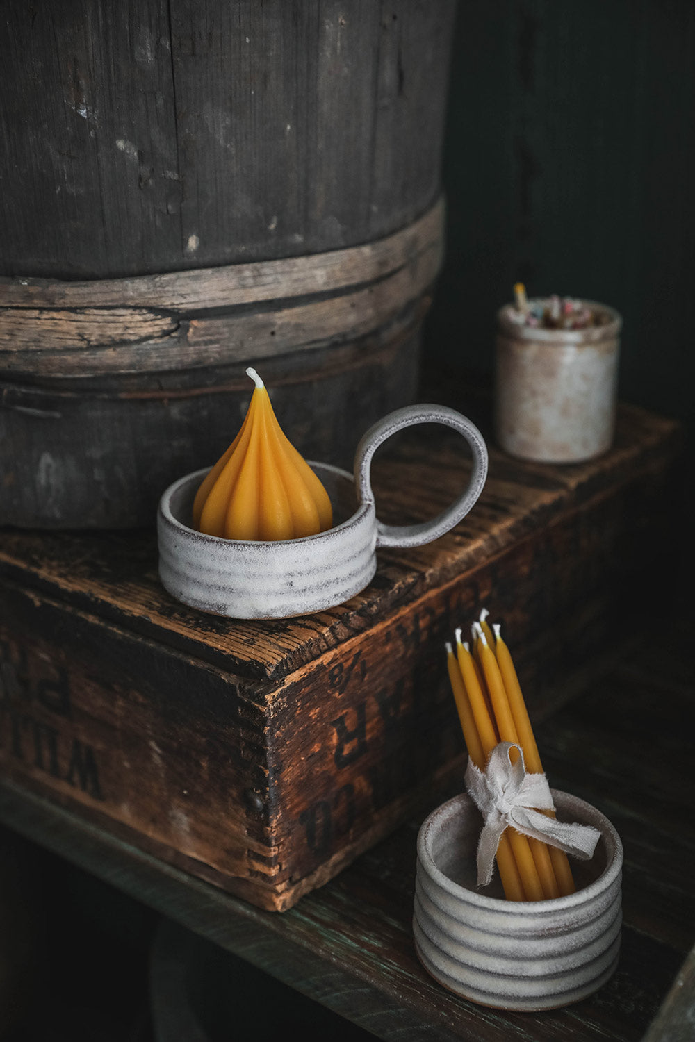 Handmade Beeswax Candles for Celebrations - Natural, Eco-Friendly Birthday & Wedding Candles - Perfect for Romantic Dinners, Spa Nights & Home Decor