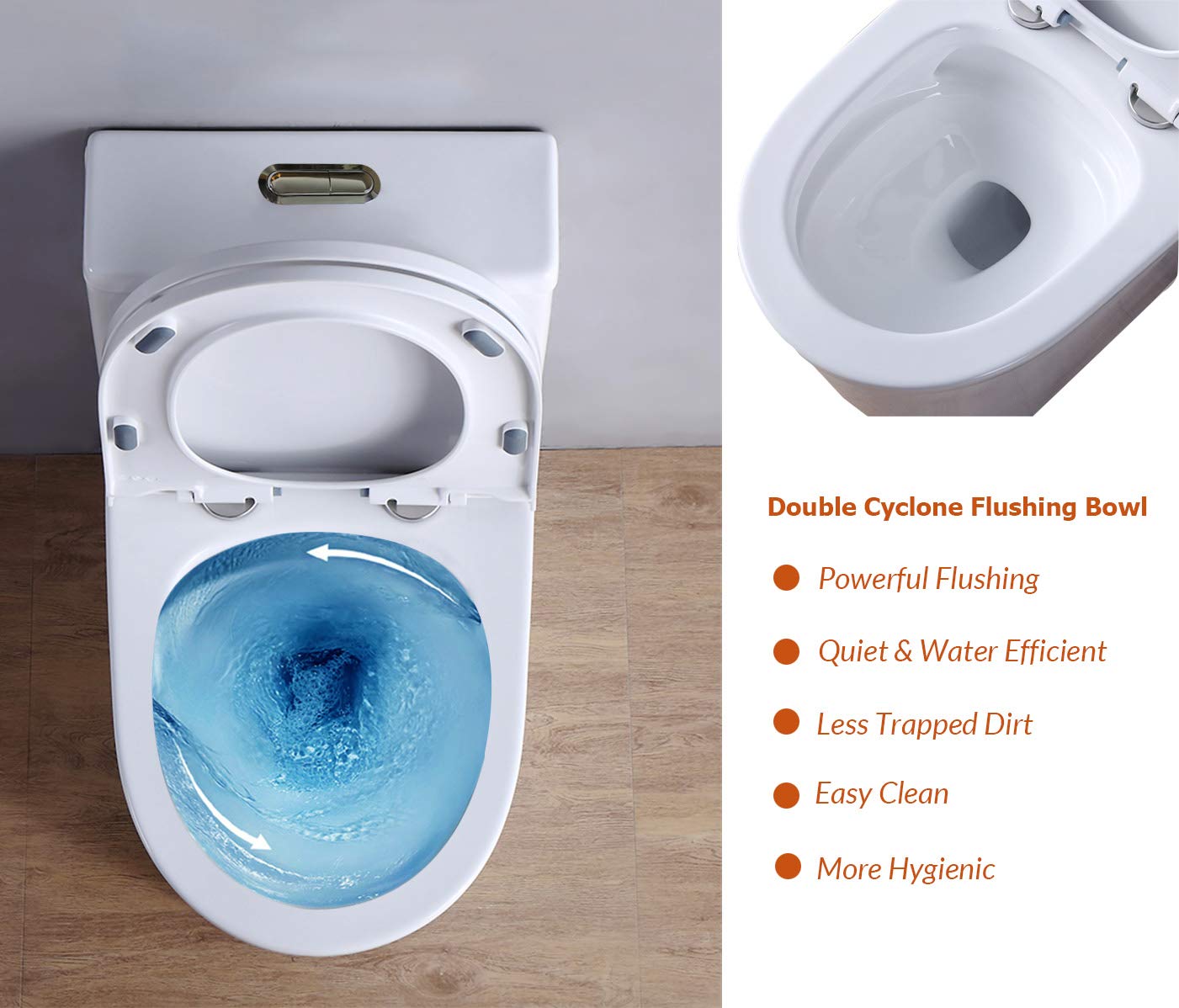 WinZo Compact One Piece Toilet 22.8