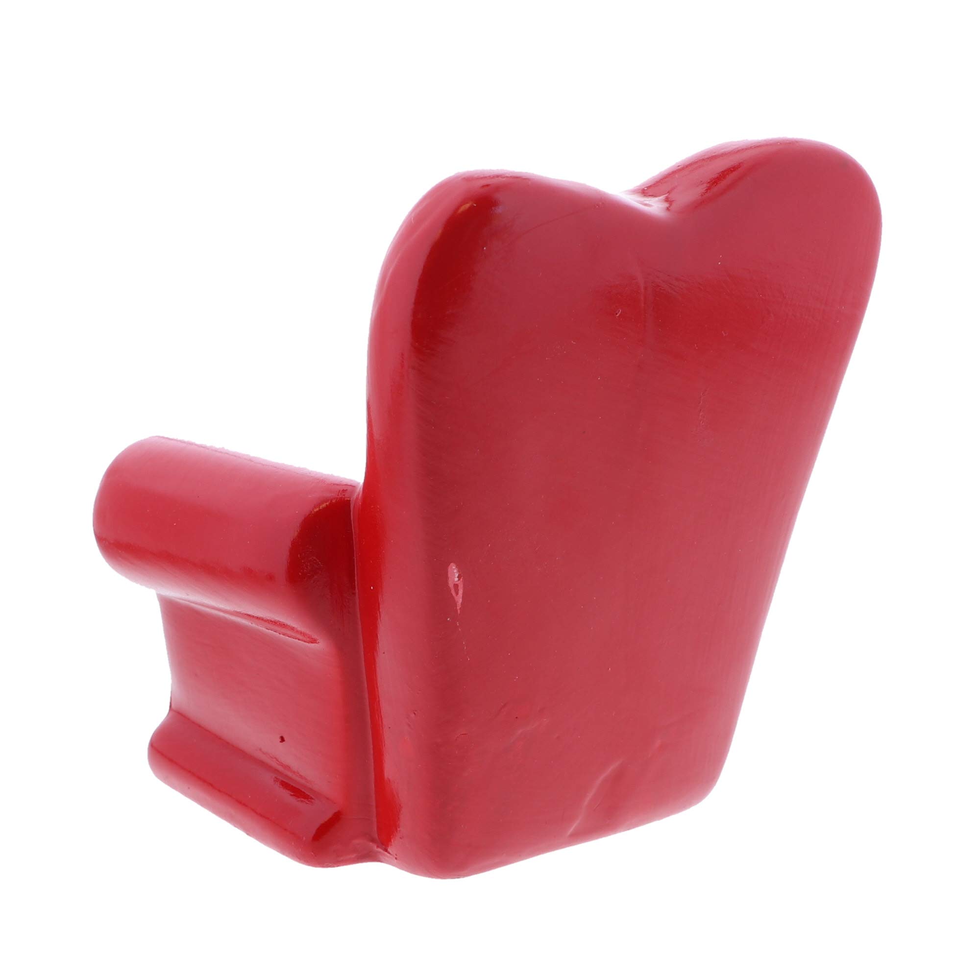 Li'Shay Ceramic Ring Holder for Easy Chair and Couch - Red | Jewelry Organizer for Living Room, Bedroom & Bathroom | Perfect Gift for Women