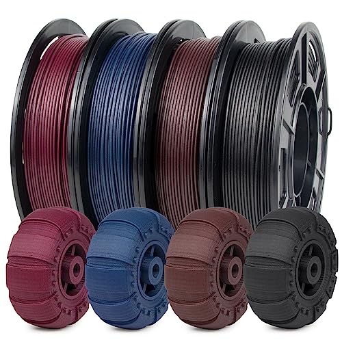 Petg-black, Red, Brown, Blue