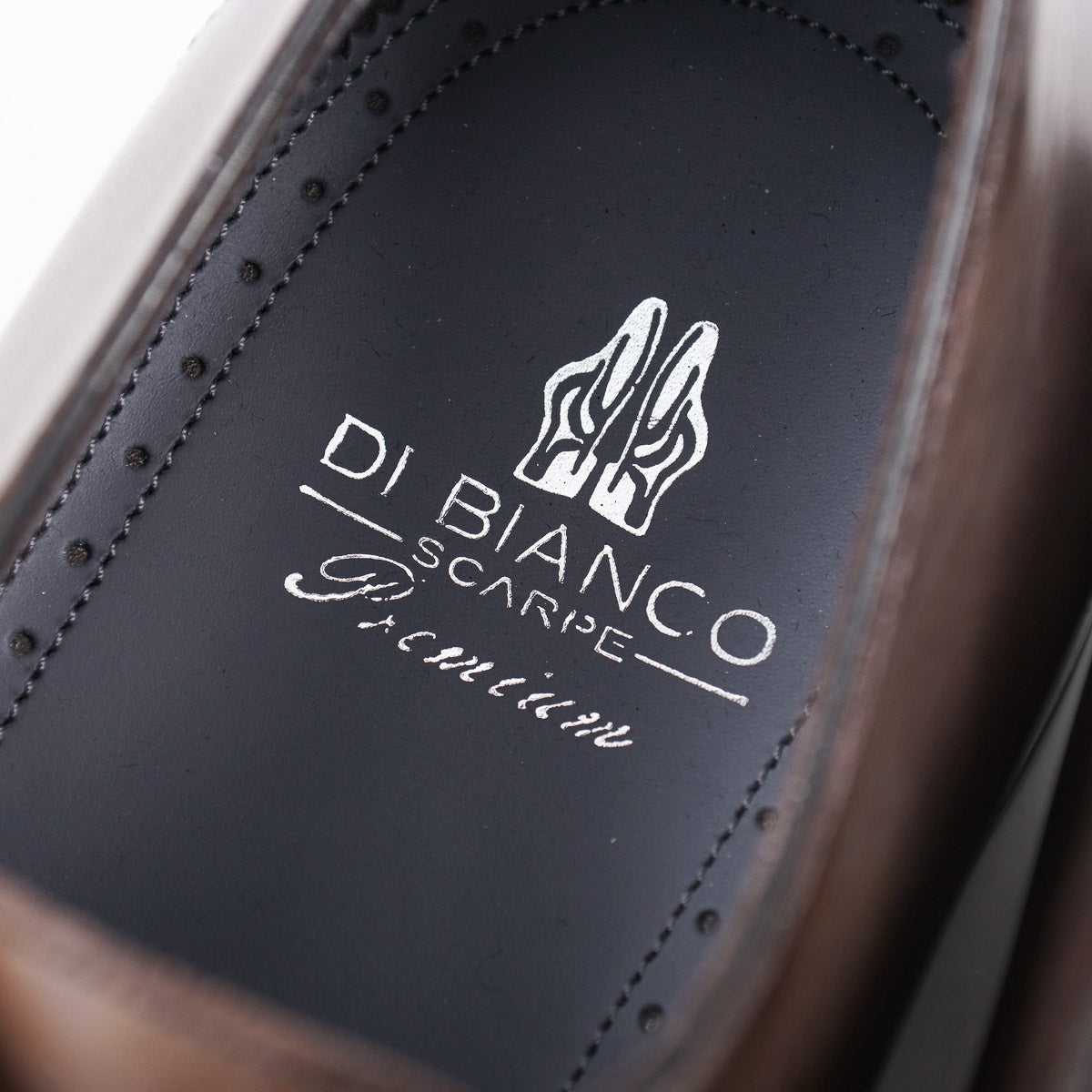 Di Bianco 'Monza' Museum Calf Derby Shoes - Premium Italian Leather Dress Shoes for Men | Perfect for Business, Formal Events & Office Wear