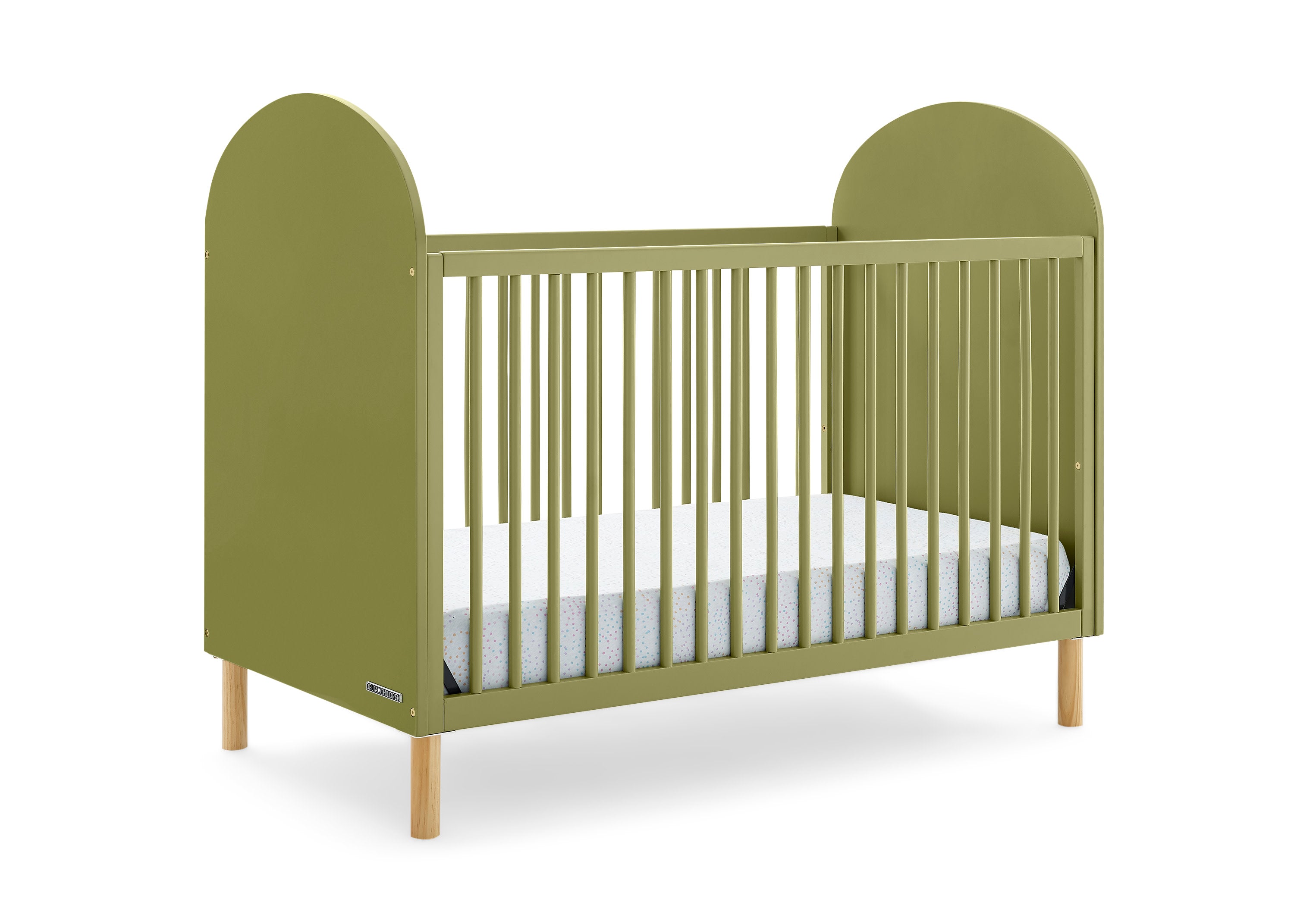 Reese 4-in-1 Convertible Baby Crib - Toddler Bed, Daybed & Full-Size Bed | Safe & Stylish Nursery Furniture for Newborns to Teens | Perfect for Small Spaces & Growing Families