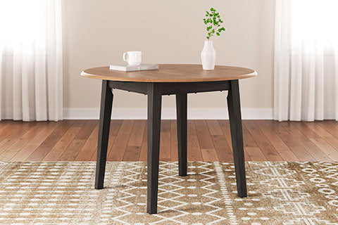 Georgina Round Table - Elegant Modern Dining Table for Home & Office | Perfect for Family Gatherings, Dinner Parties & Workspace