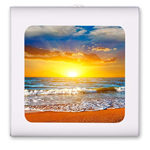 Bright Sunset at the Beach