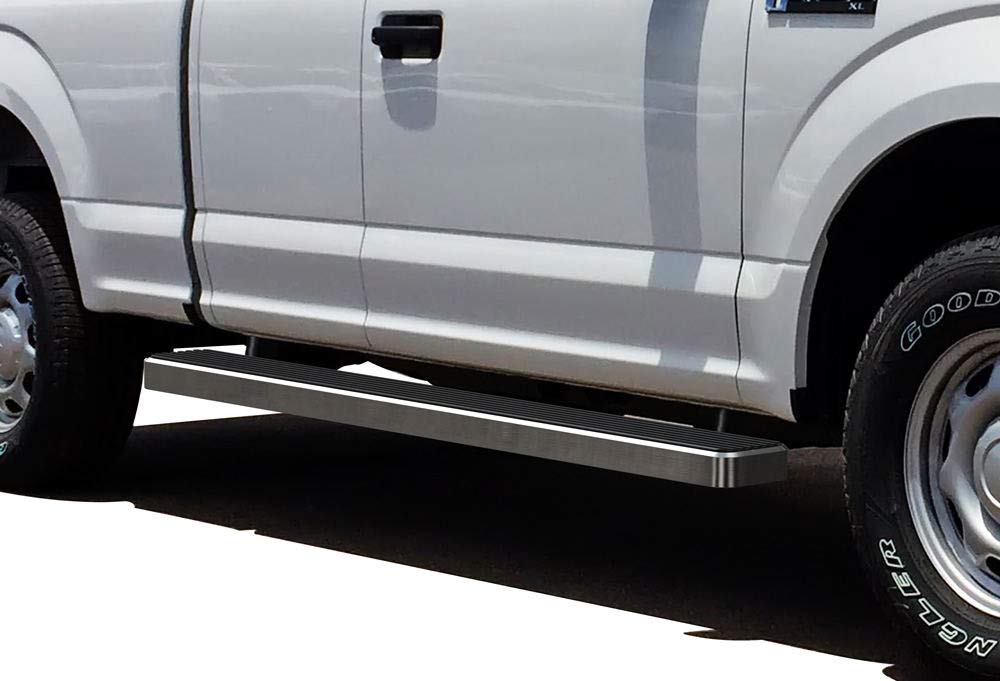 304 Stainless Steel Running Boards Nerf Bars Side Steps for Ford F150 2015-2025 Super Cab & F-250 F-350 Super Duty 2017-2025 - Durable Off-Road Accessories for Truck Protection & Easy Entry