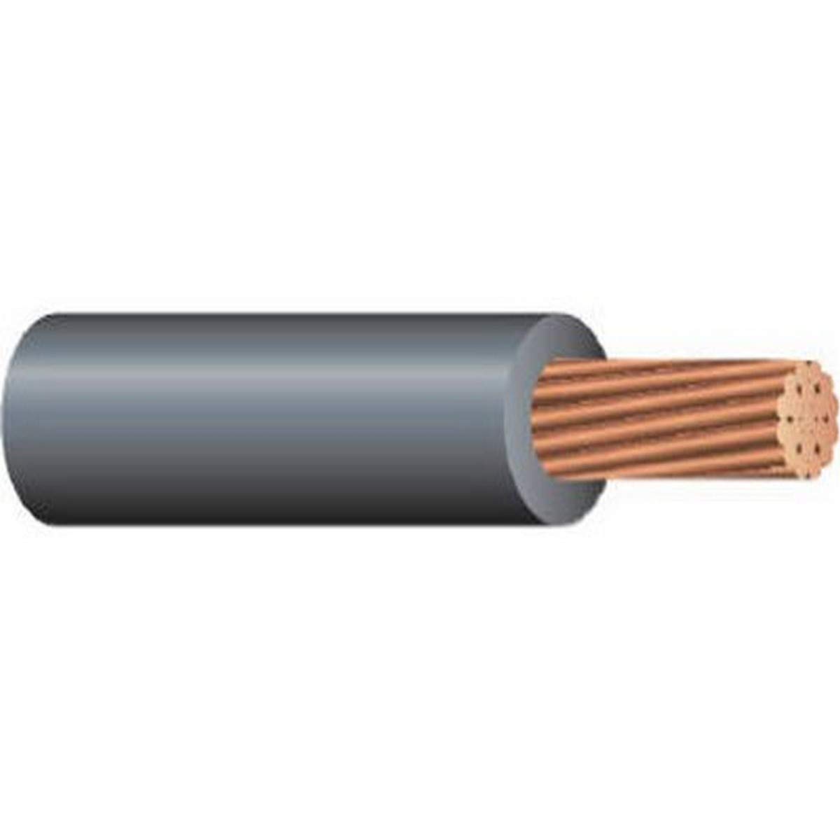 8 Stranded Building Wire 500FT - UL Listed 112-4001J Black Copper Electrical Wire for Home, Office & Commercial Wiring Projects