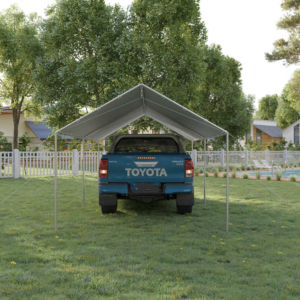 20' x 10' Heavy Duty Car Canopy Shelter - Waterproof UV Protection Outdoor Carport for Vehicles, Parties, Camping & Backyard Use