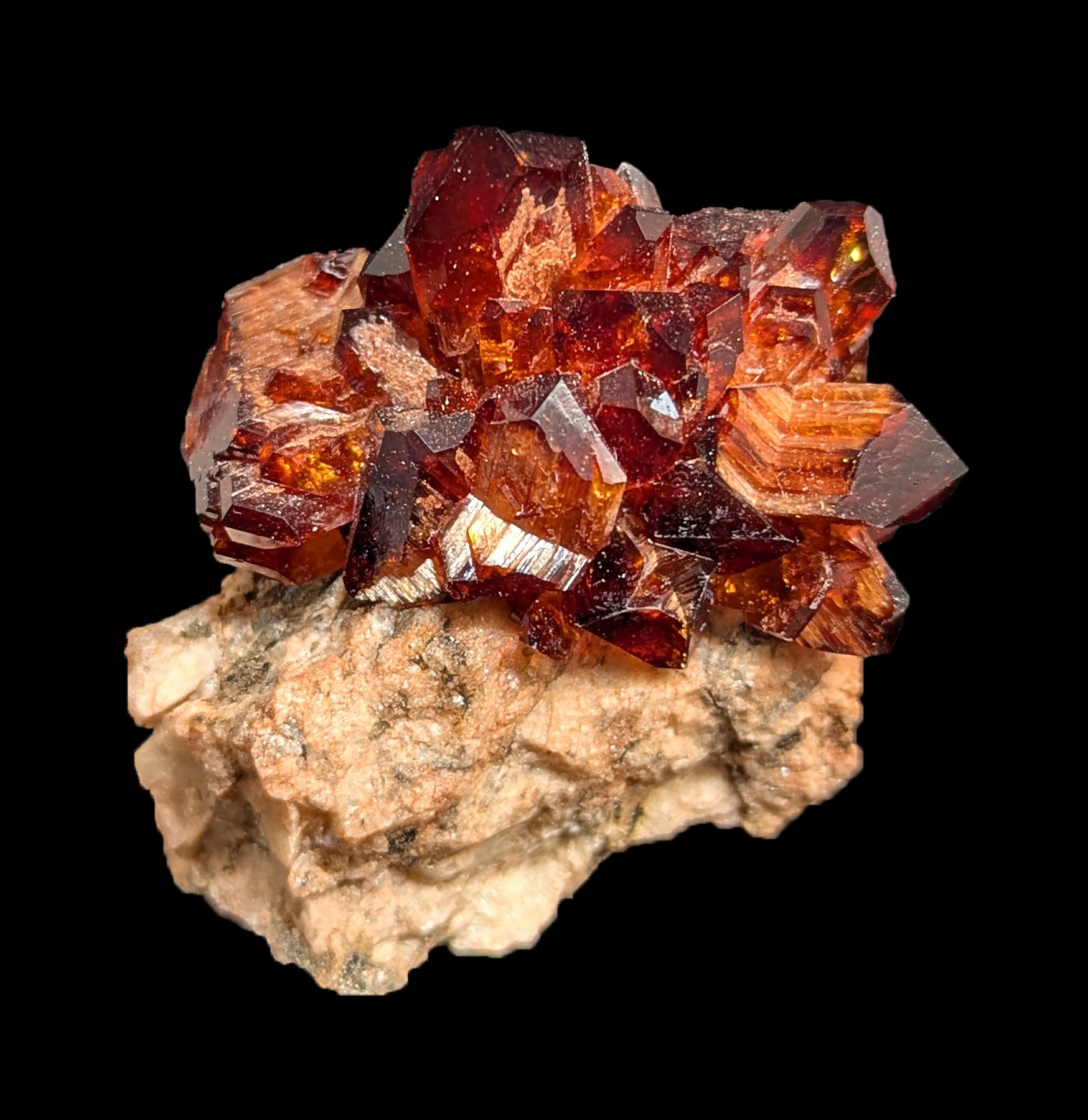 Arcanite Crystal on a Matrix - Healing Crystal Grid for Meditation, Energy Work & Spiritual Growth | Perfect for Reiki, Yoga & Home Decor
