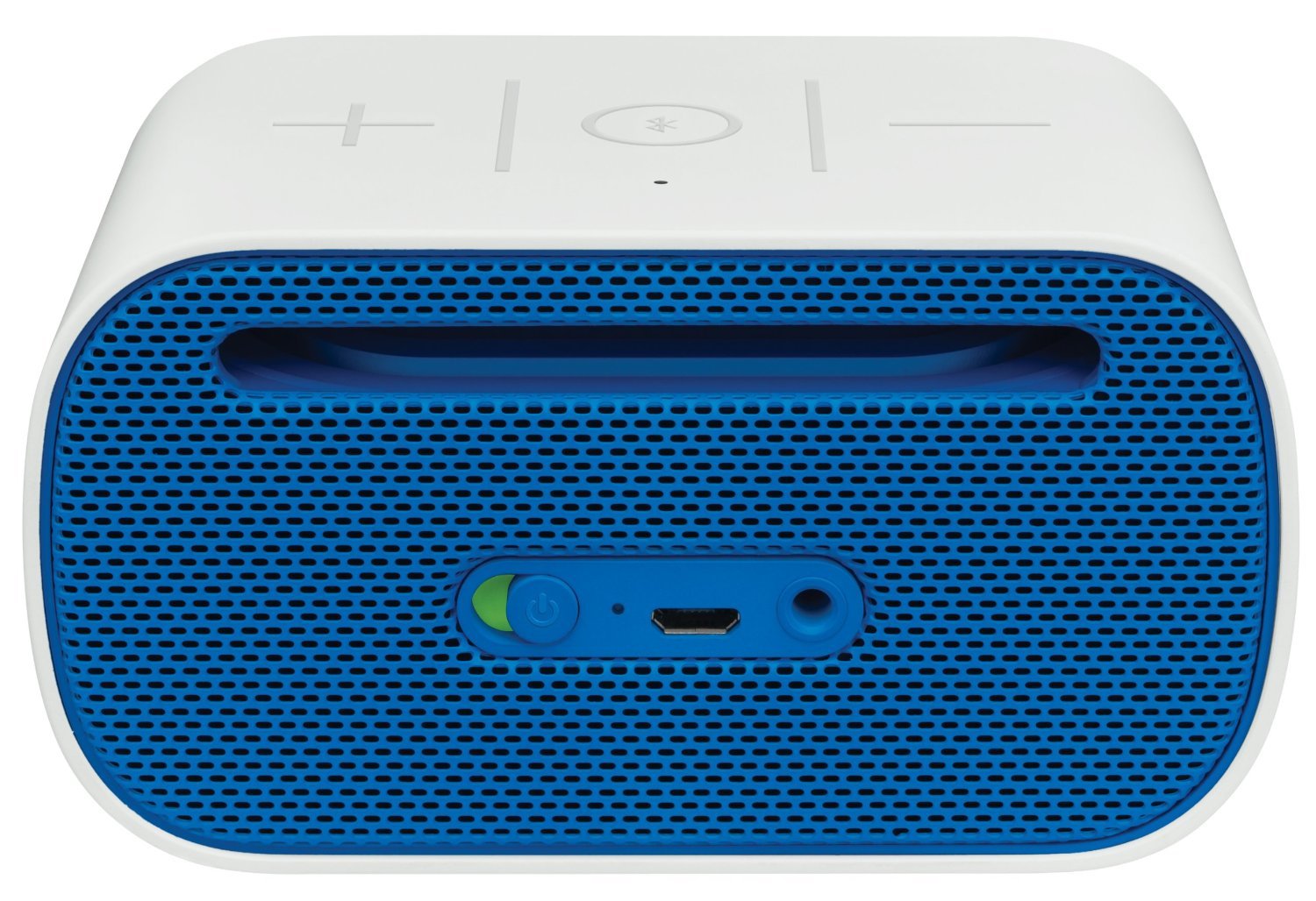 Logitech UE Mobile Boombox Wireless Bluetooth Speaker with Built-in Mic for Hands-Free Calls - Portable Waterproof Speaker for Outdoor, Travel, Beach & Pool Parties (Blue Grill/Light Grey)