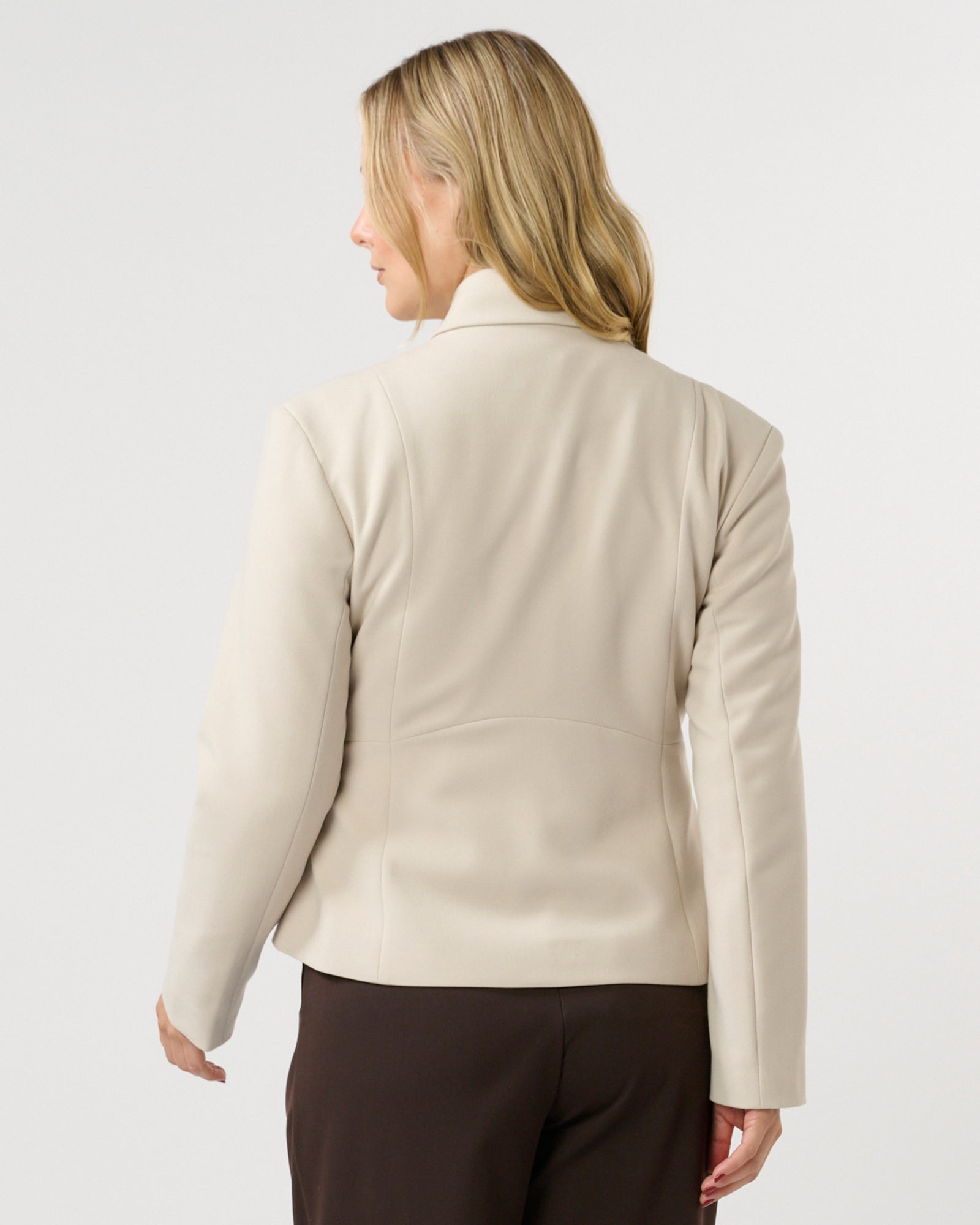 Oliva Women's Nude Jacket - Lightweight Casual Coat for Spring & Fall | Perfect for Office, Travel & Outdoor Activities